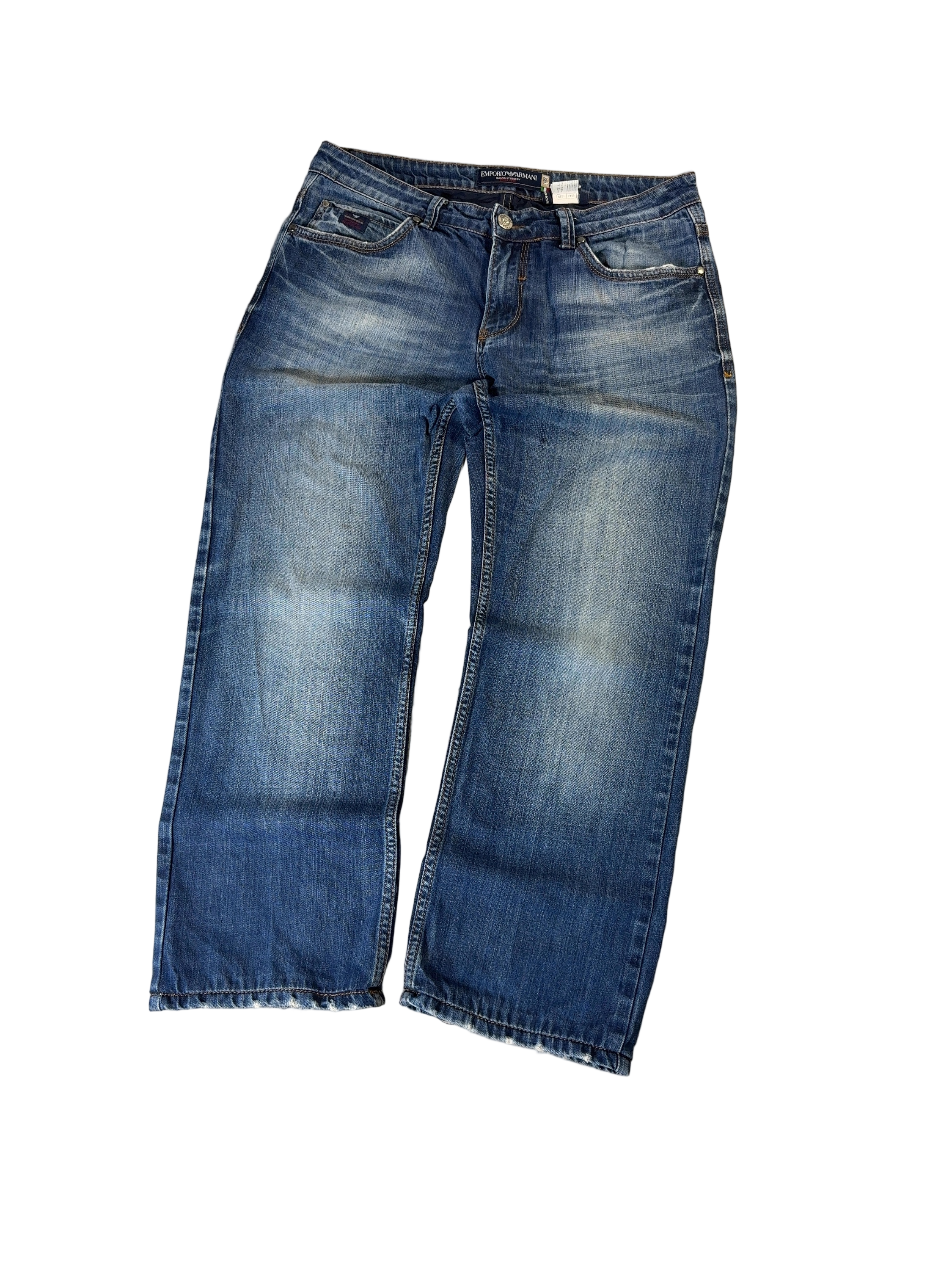 Armani Printed Straight Jeans W34/L28