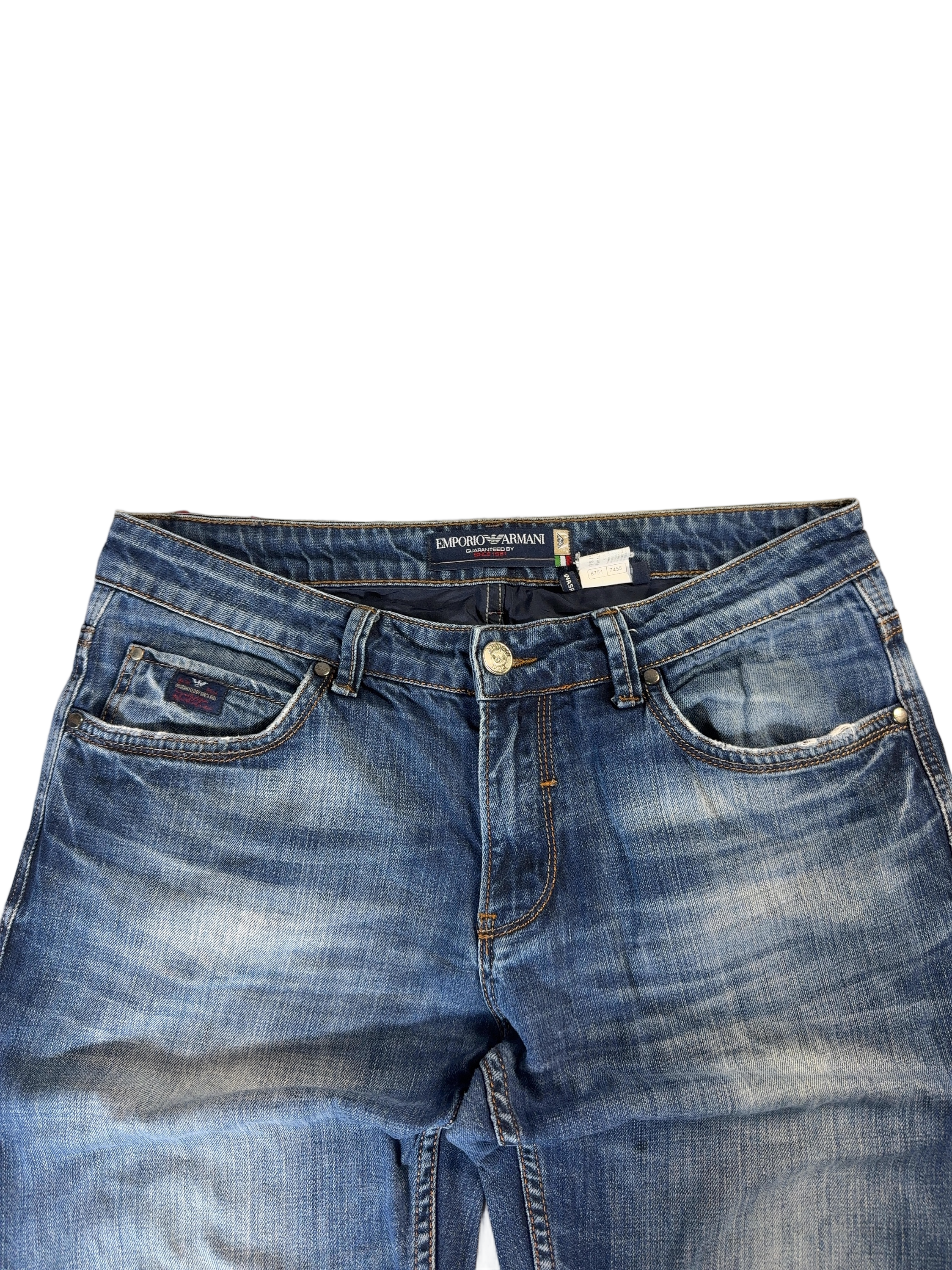 Armani Printed Straight Jeans W34/L28
