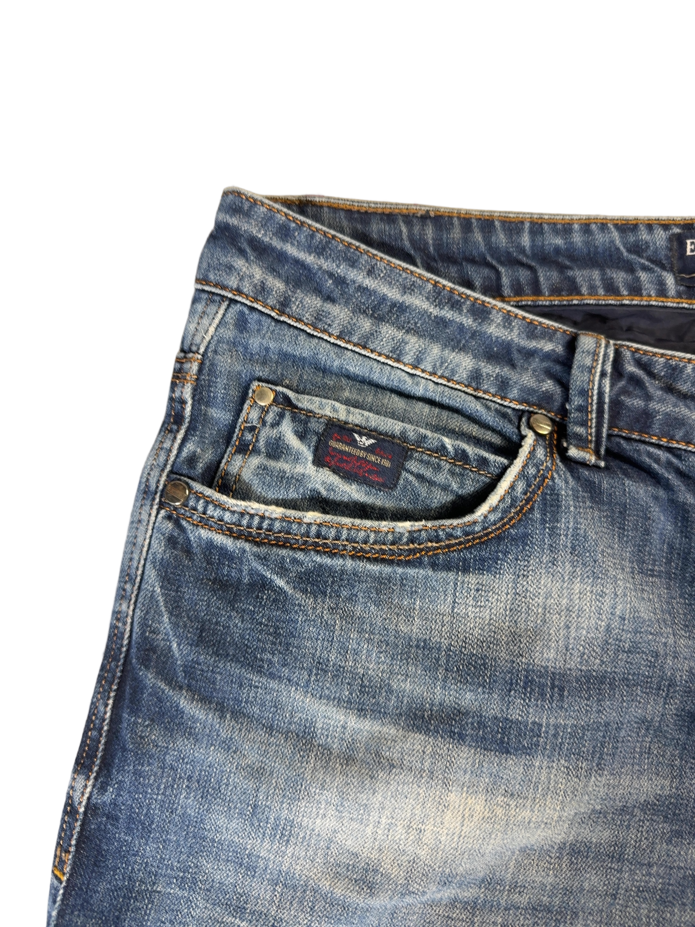 Armani Printed Straight Jeans W34/L28