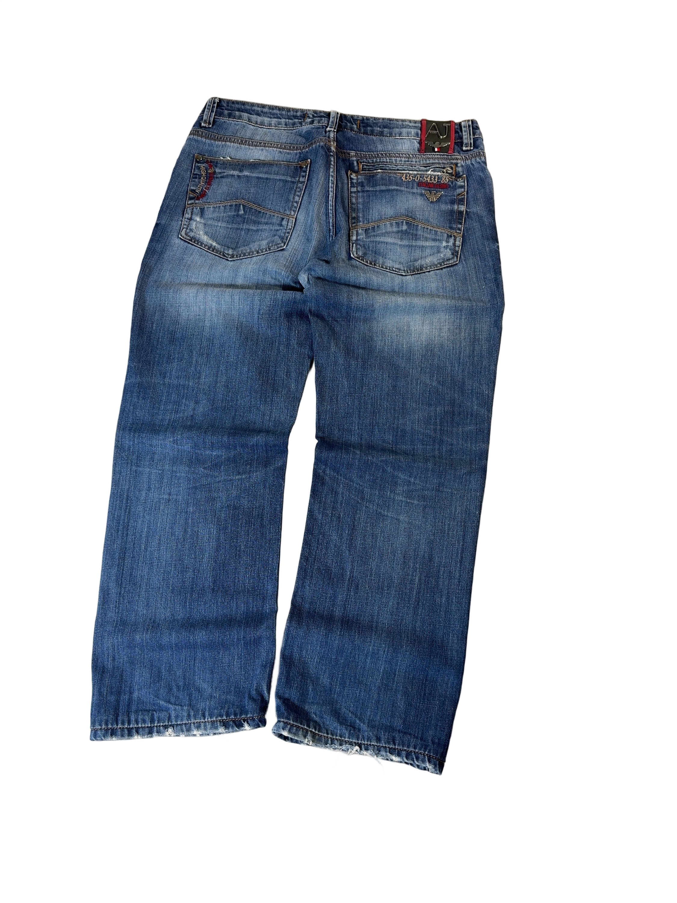 Armani Printed Straight Jeans W34/L28