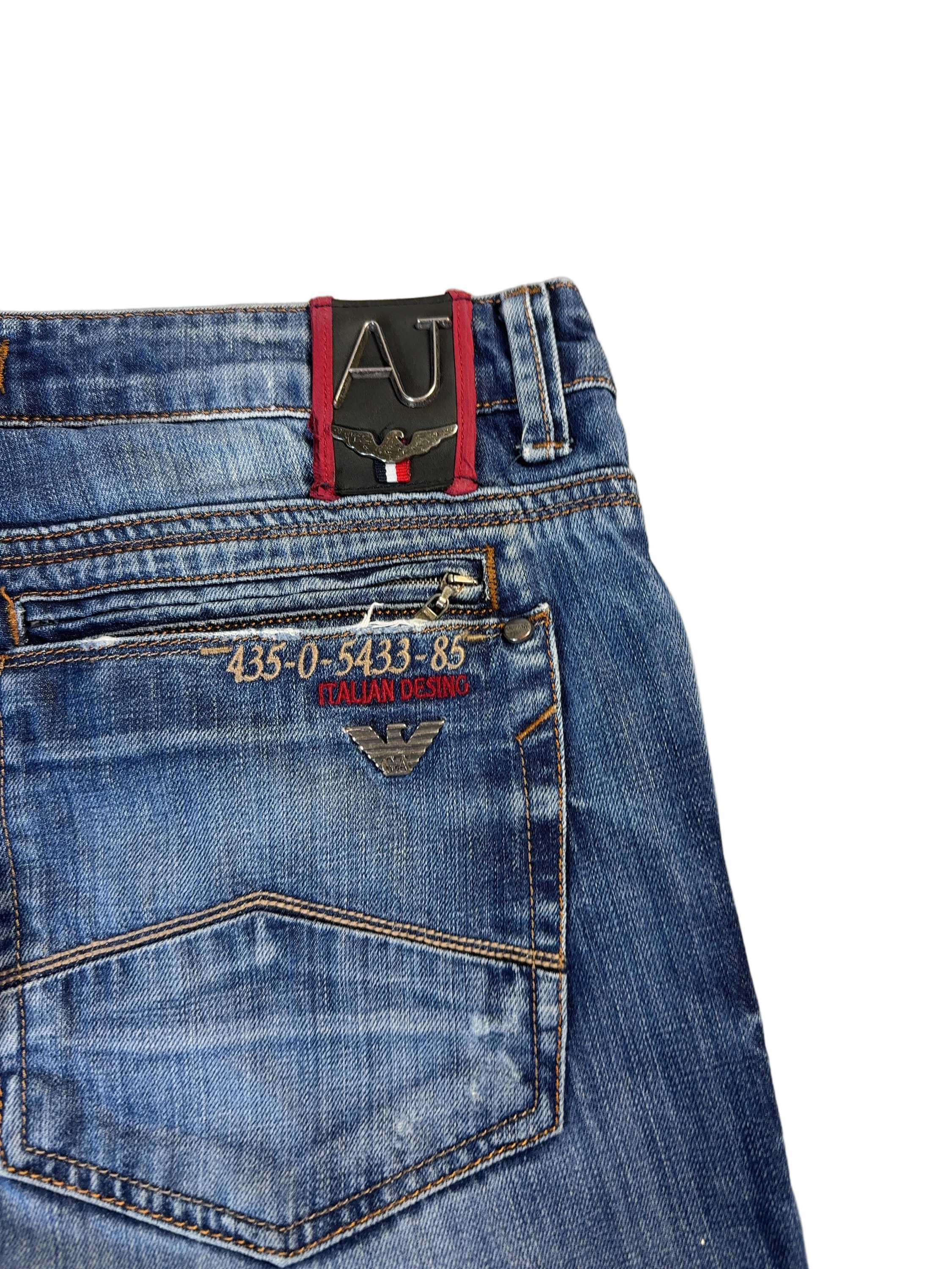 Armani Printed Straight Jeans W34/L28