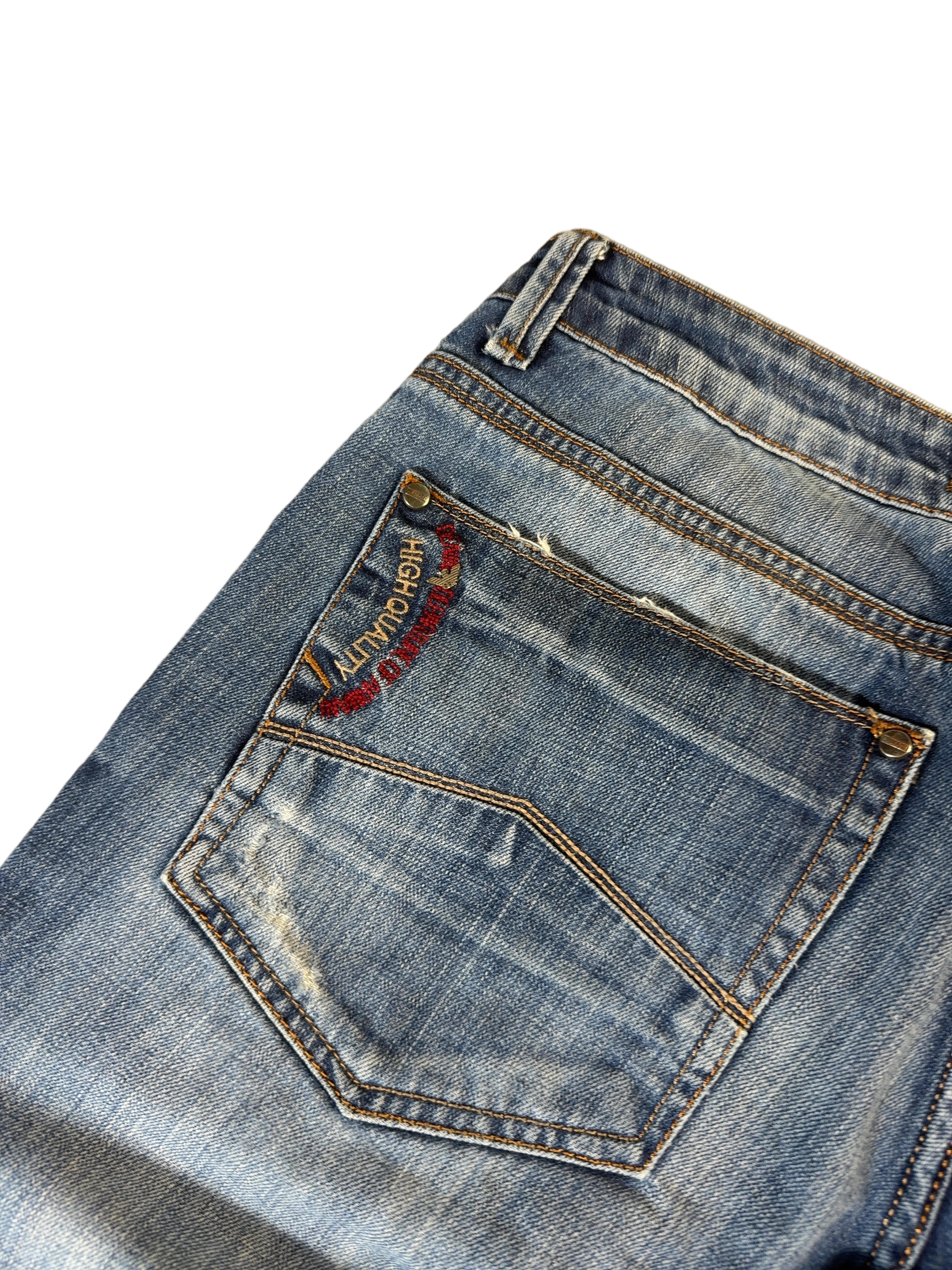 Armani Printed Straight Jeans W34/L28