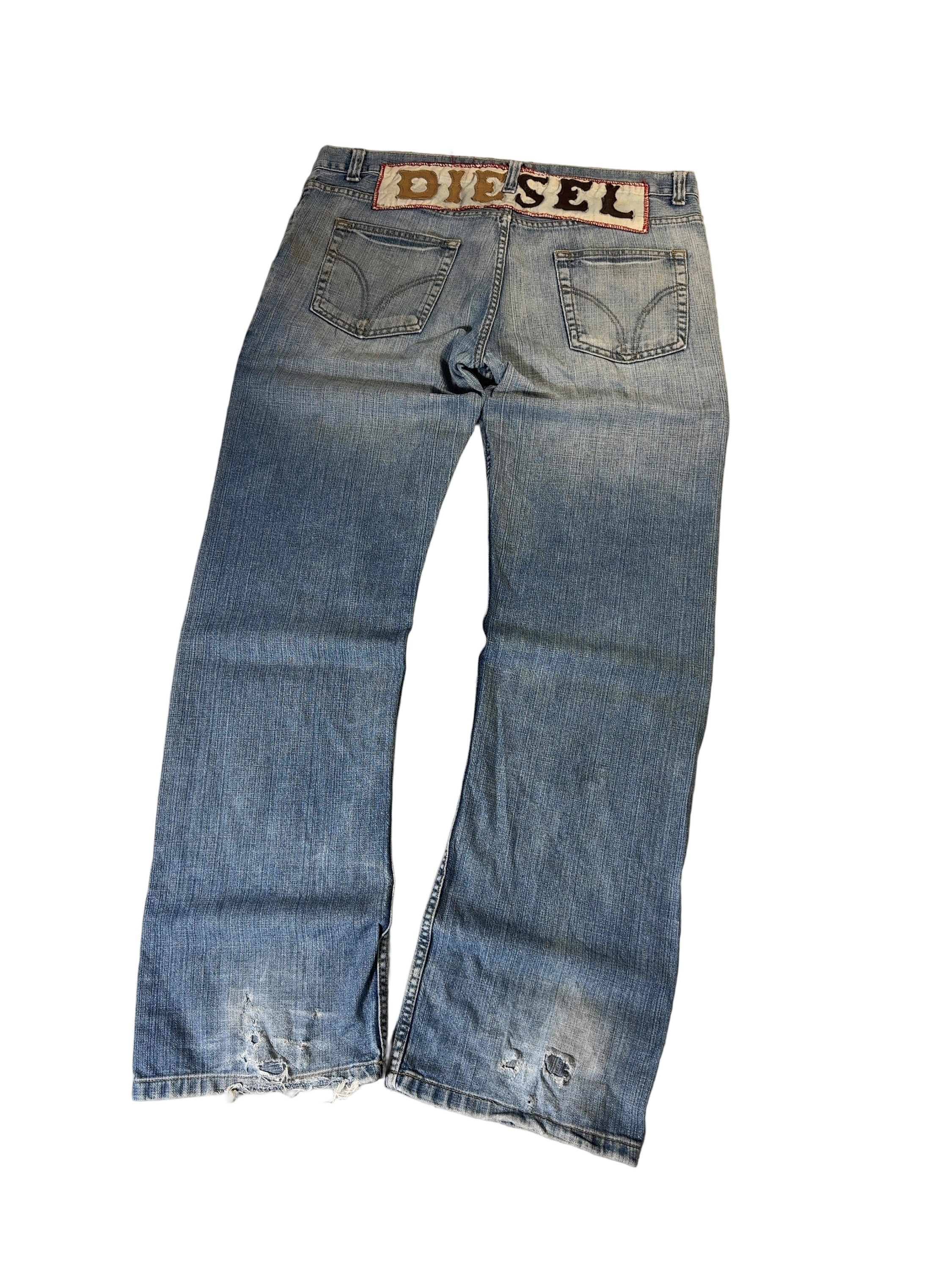 Diesel Big Printed Straight Jeans W38/L32