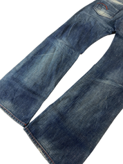 G-Star Washed Ripped Bootcut Jeans W34/L32