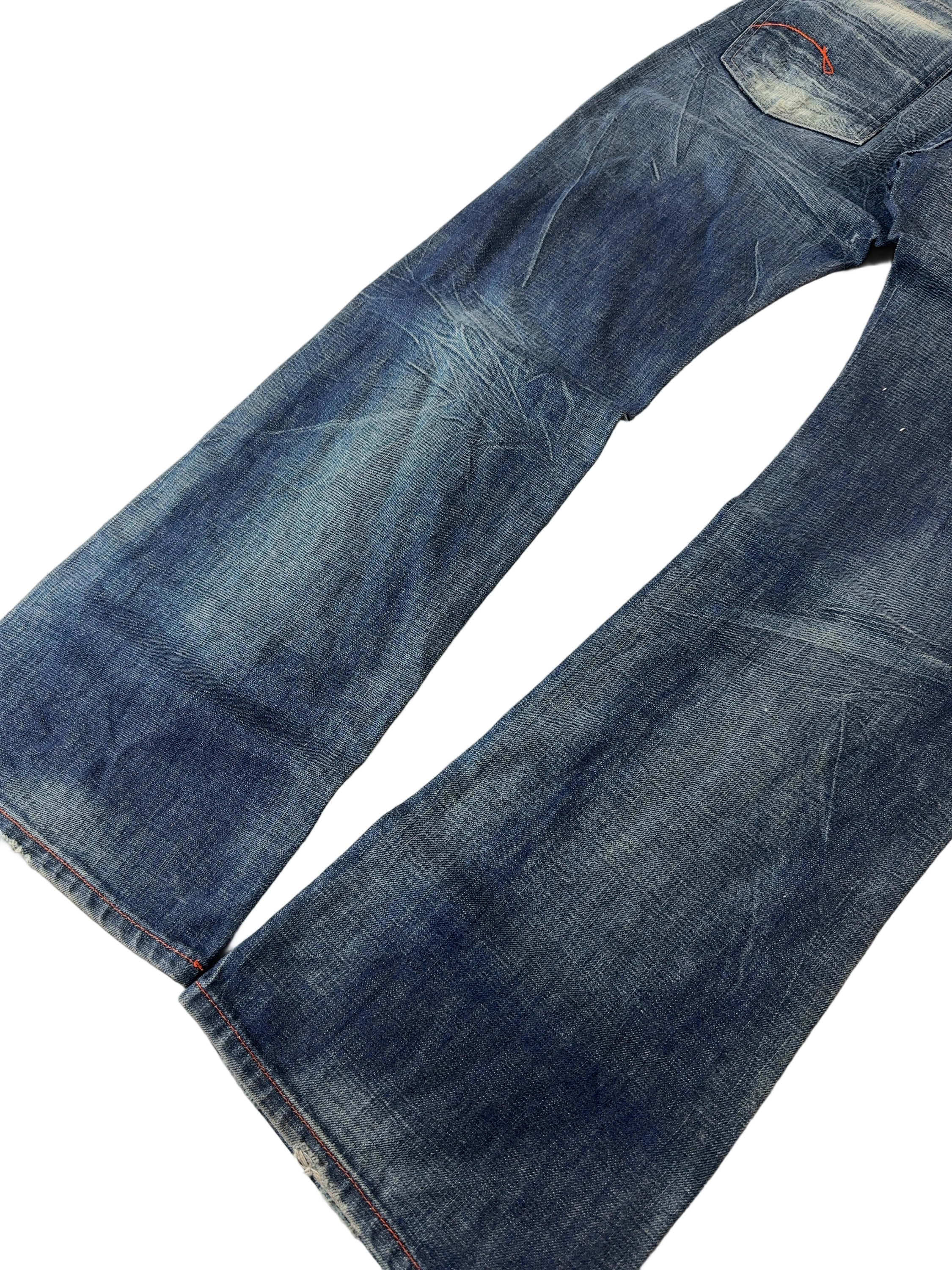 G-Star Washed Ripped Bootcut Jeans W34/L32
