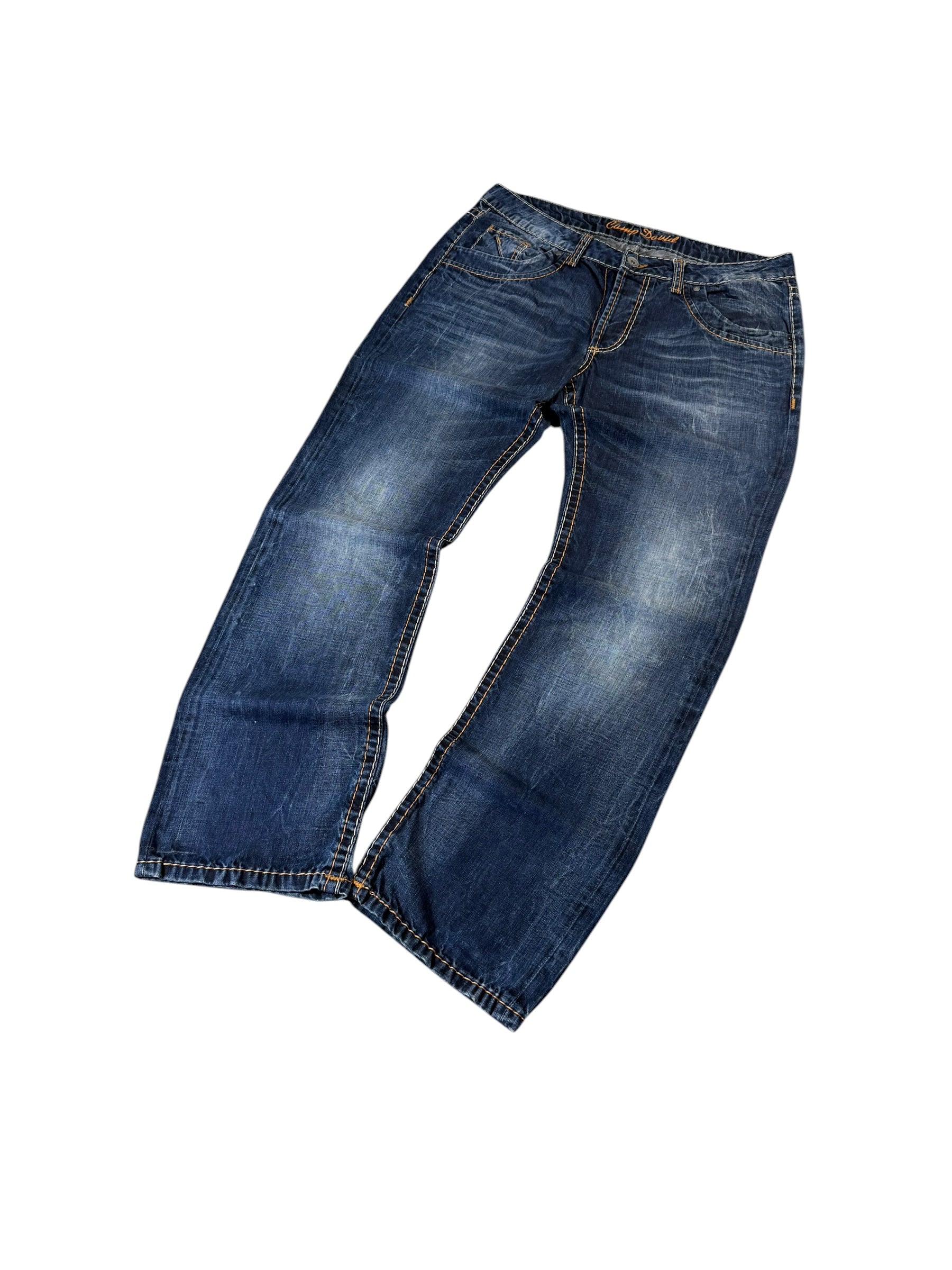 Camp David Washed Bootcut Jeans W38/L34