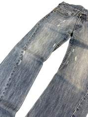Armani ripped Bootcut jeans W33/L32