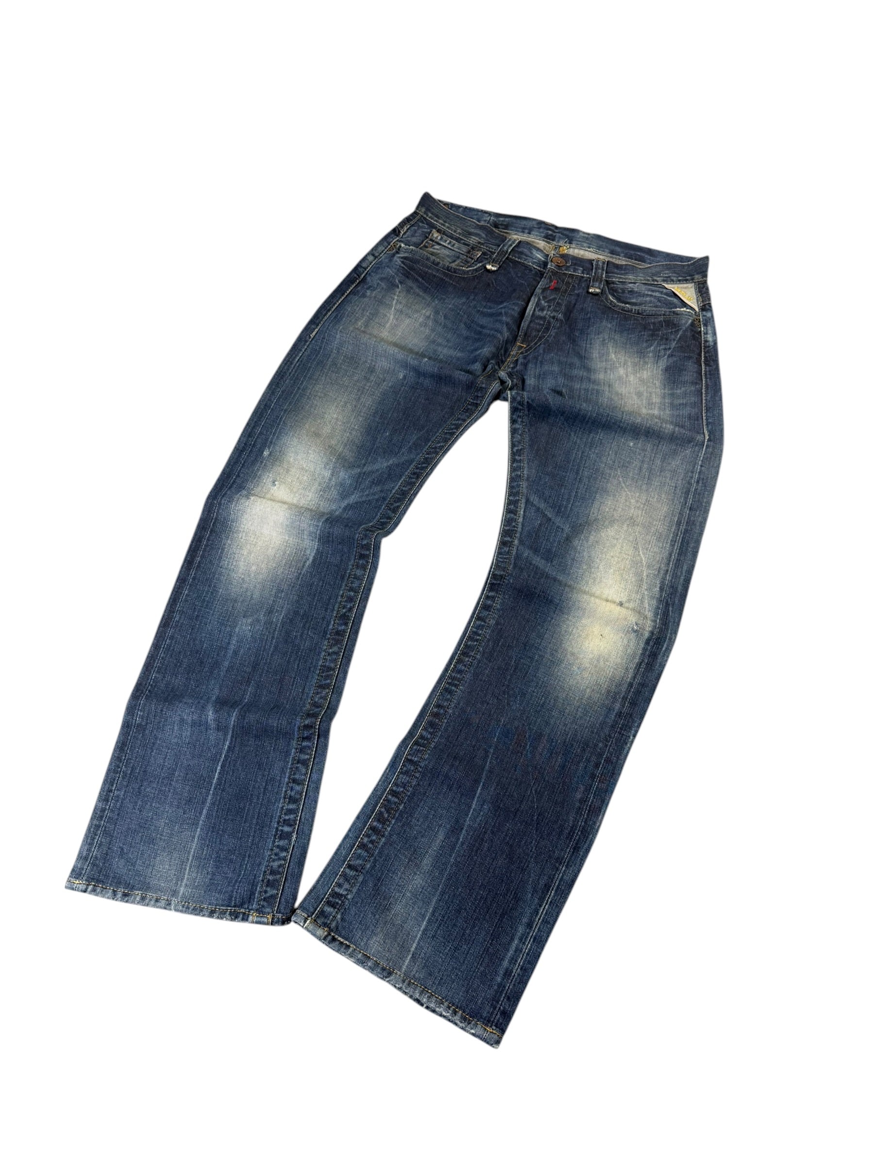 Replay Bootcut Washed Jeans W34/L32