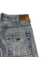 Armani ripped Bootcut jeans W33/L32