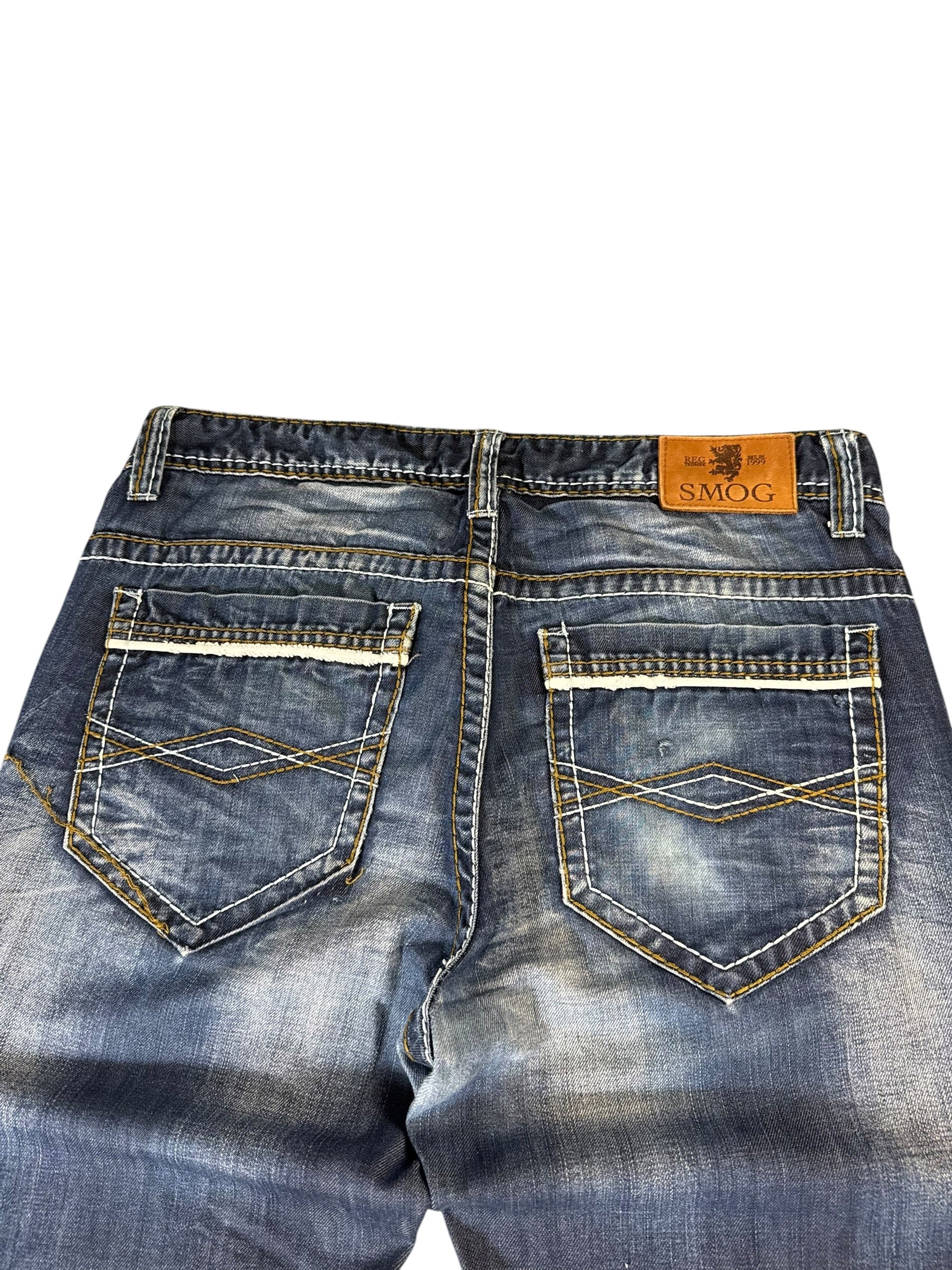 Washed Straight Jeans W34/L34
