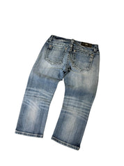 Miss Me Printed Y2k Capri 3/4 Jeans W28