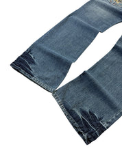 Washed detailed Bootcut jeans W33/L32