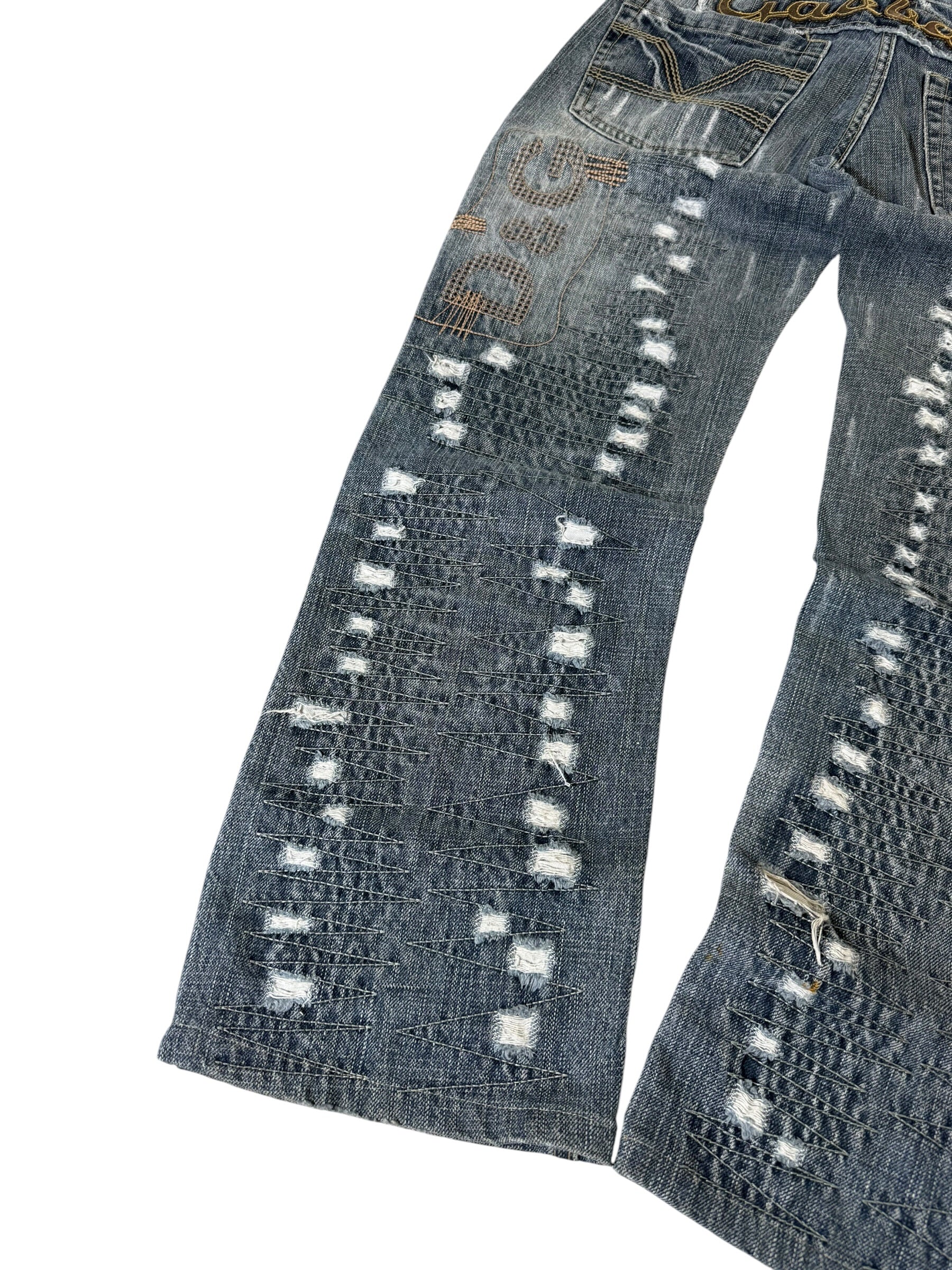 Dolce&Gabbana Big Printed Bootcut Jeans W27/L28