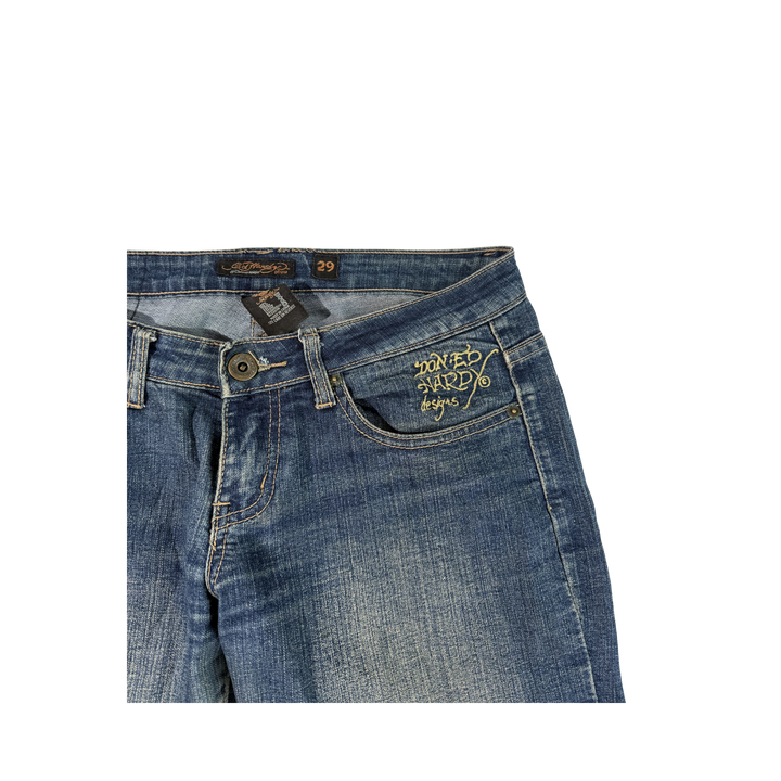 Ed Hardy Vintage Jeans Flared Fit Größe M/L