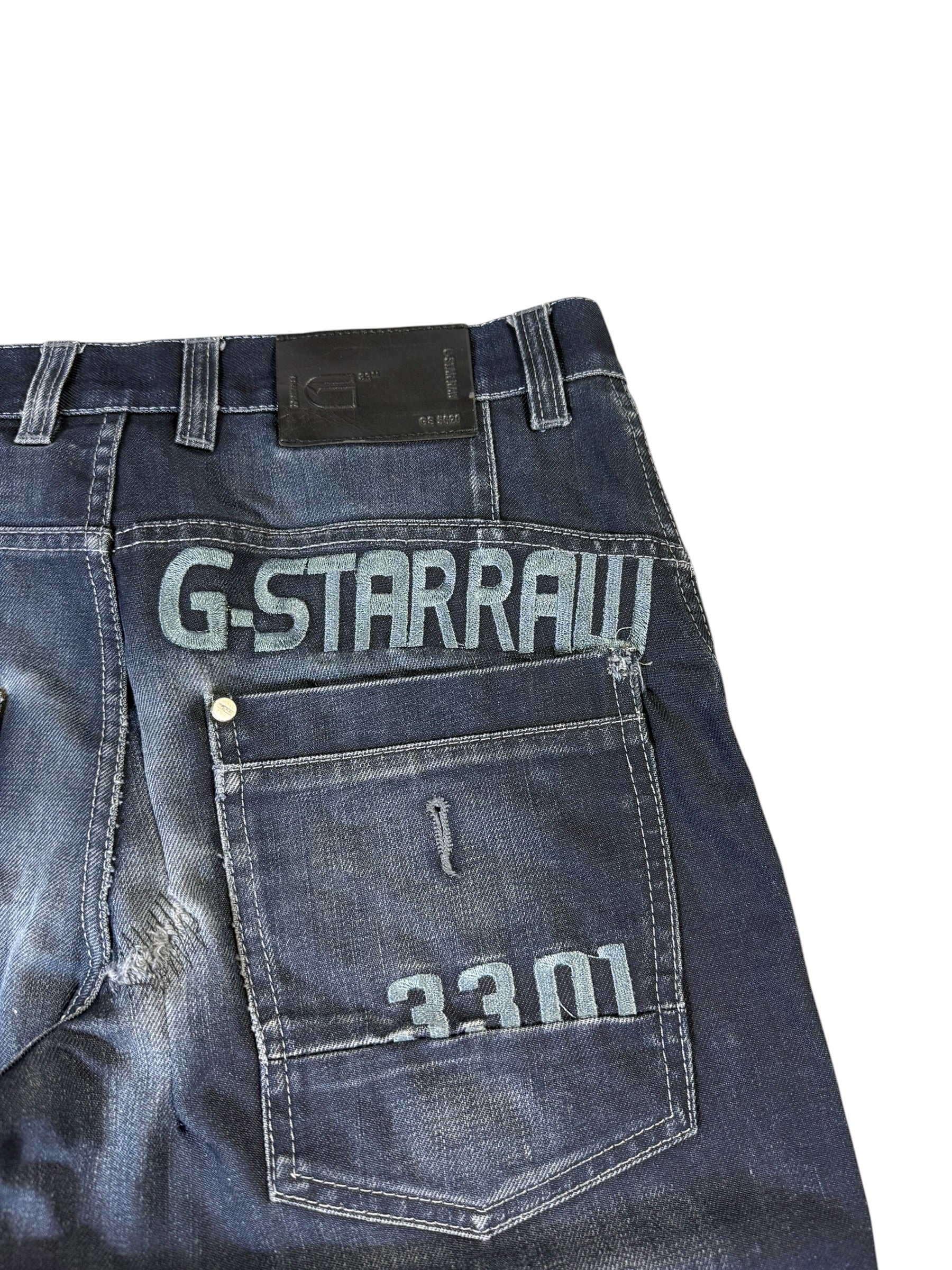 G-Star Washed Bootcut Jeans W34/L36