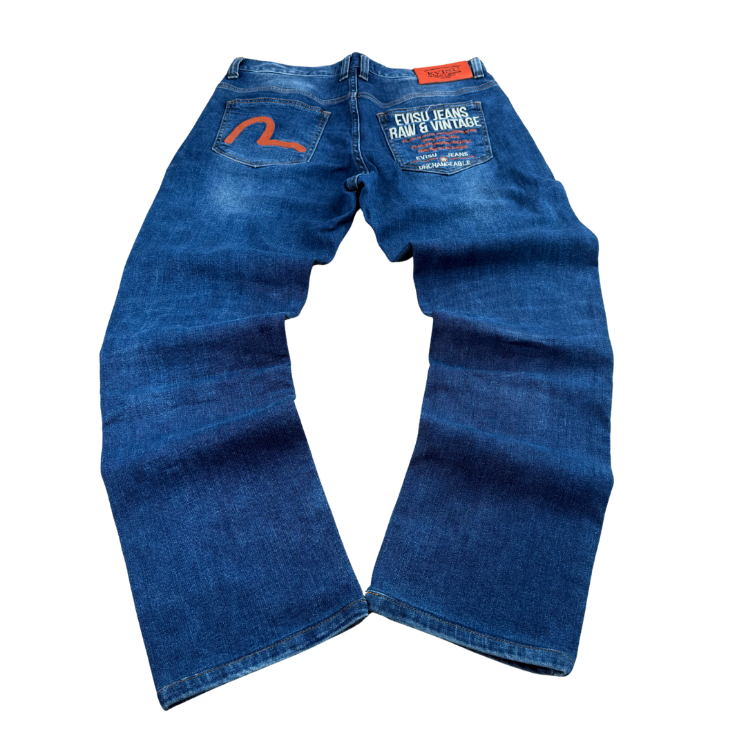 Evisu Vintage Jeans Slim Fit Größe M/L