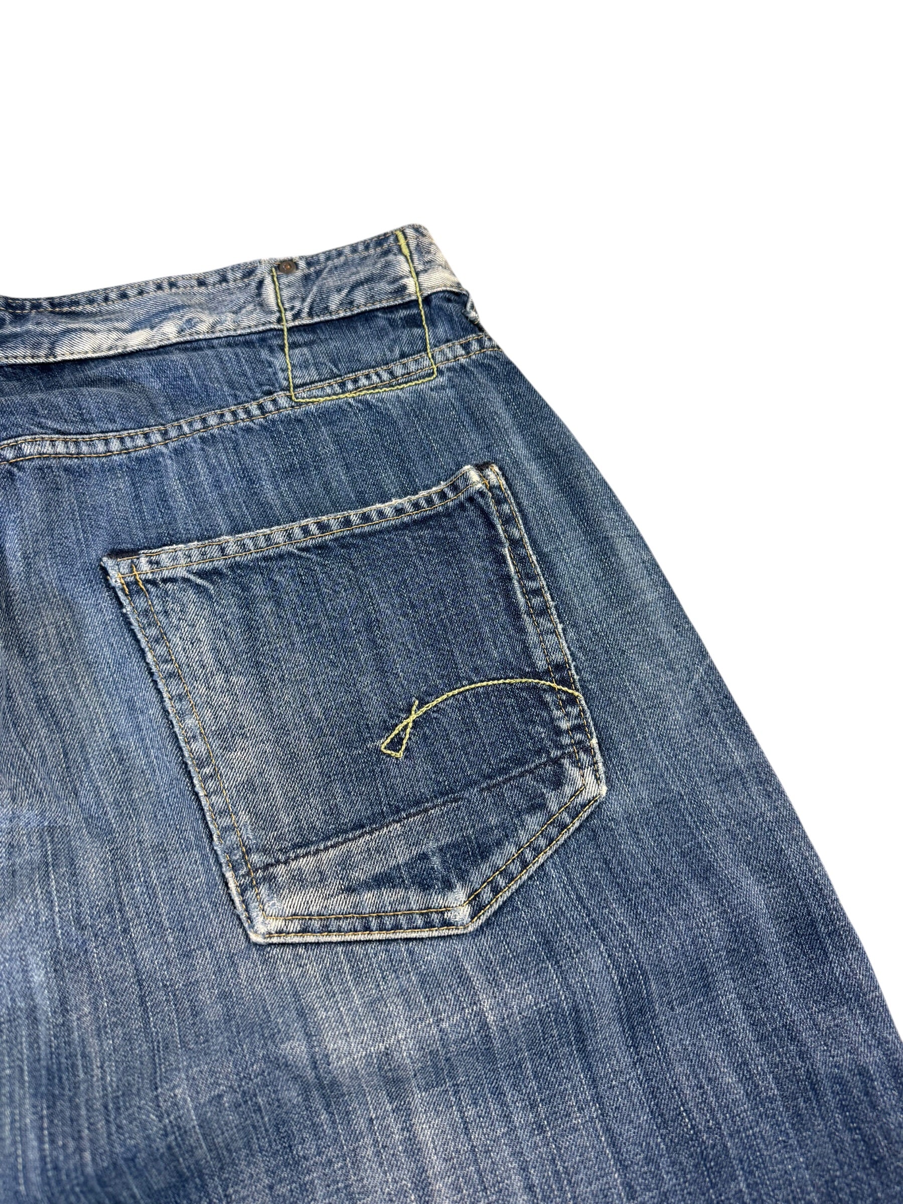 G-Star Bootcut Washed Jeans W33/L30
