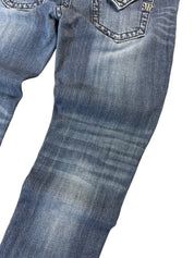 Miss Me Back Printed Y2k Capri 7/8 Jeans W30