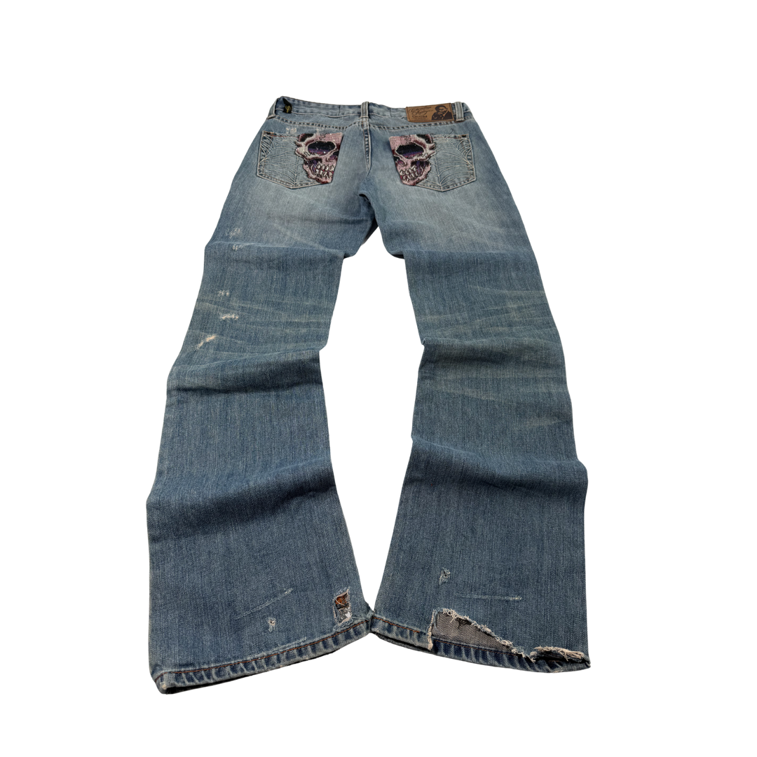 Cristian Audiger Vintage Jeans Flared Fit Größe S/M