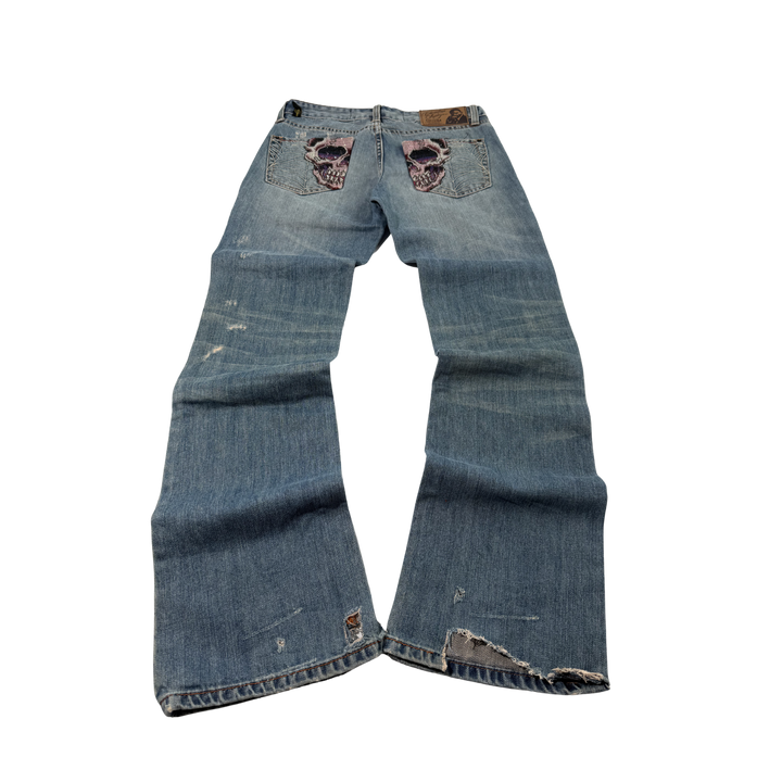 Cristian Audiger Vintage Jeans Flared Fit Größe S/M