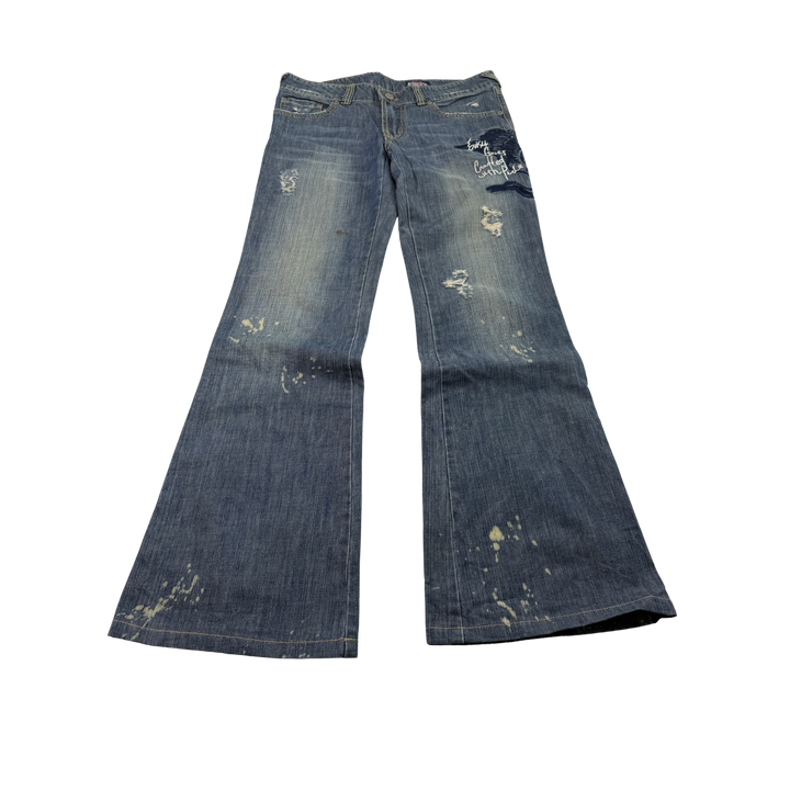Evisu Vintage Jeans Flared Fit Größe M/L