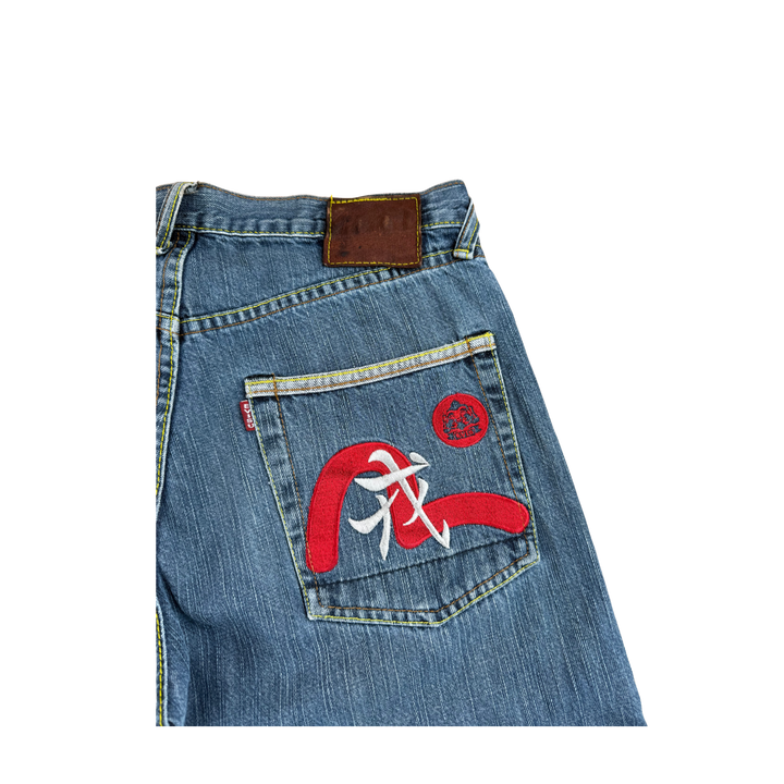 Evisu Vintage Jeans Straight Fit Größe S/M