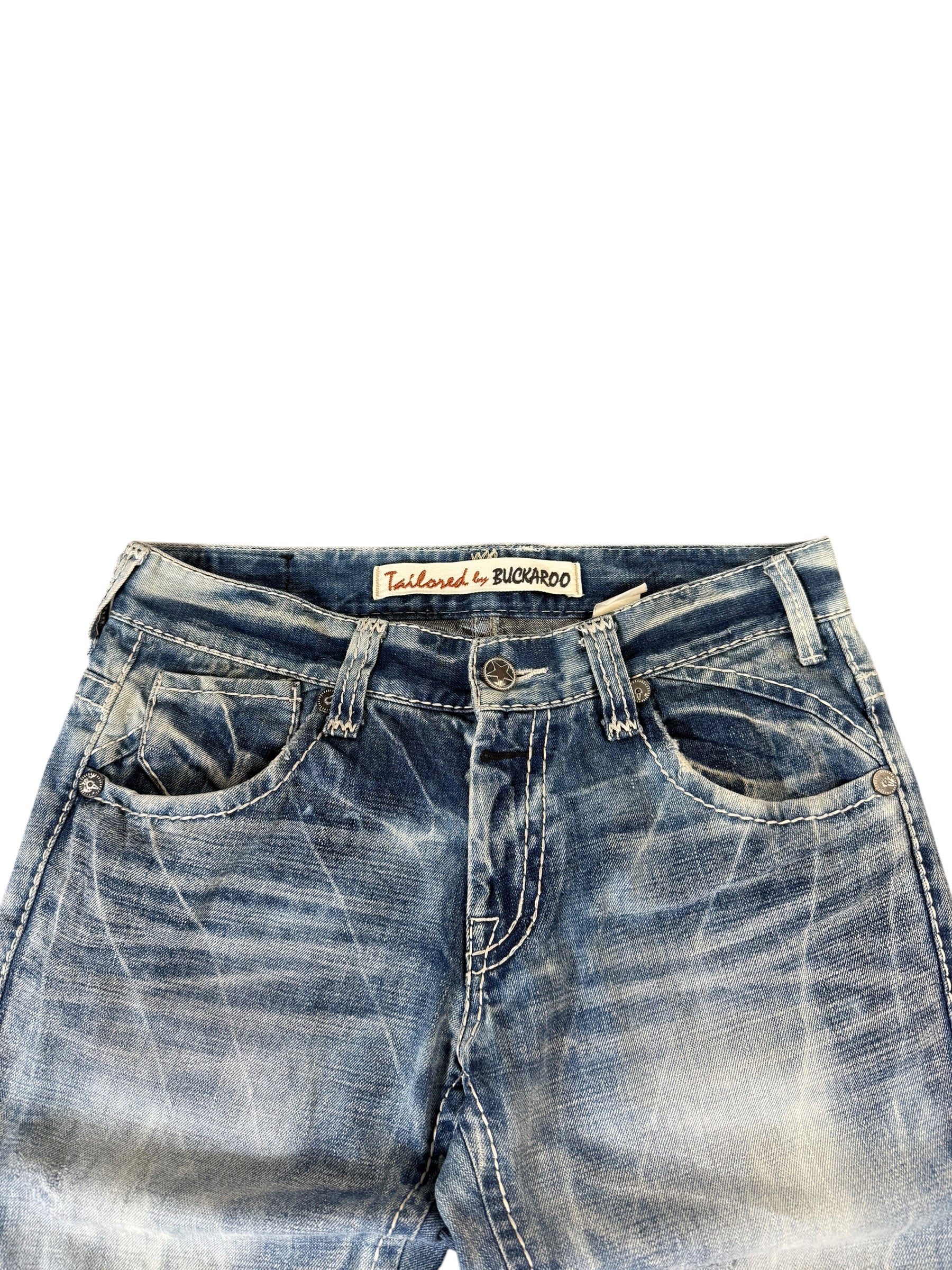 Buckaroo Washed Japanese Flared Jeans W35/L28
