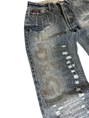 Dolce&Gabbana Big Printed Bootcut Jeans W27/L28