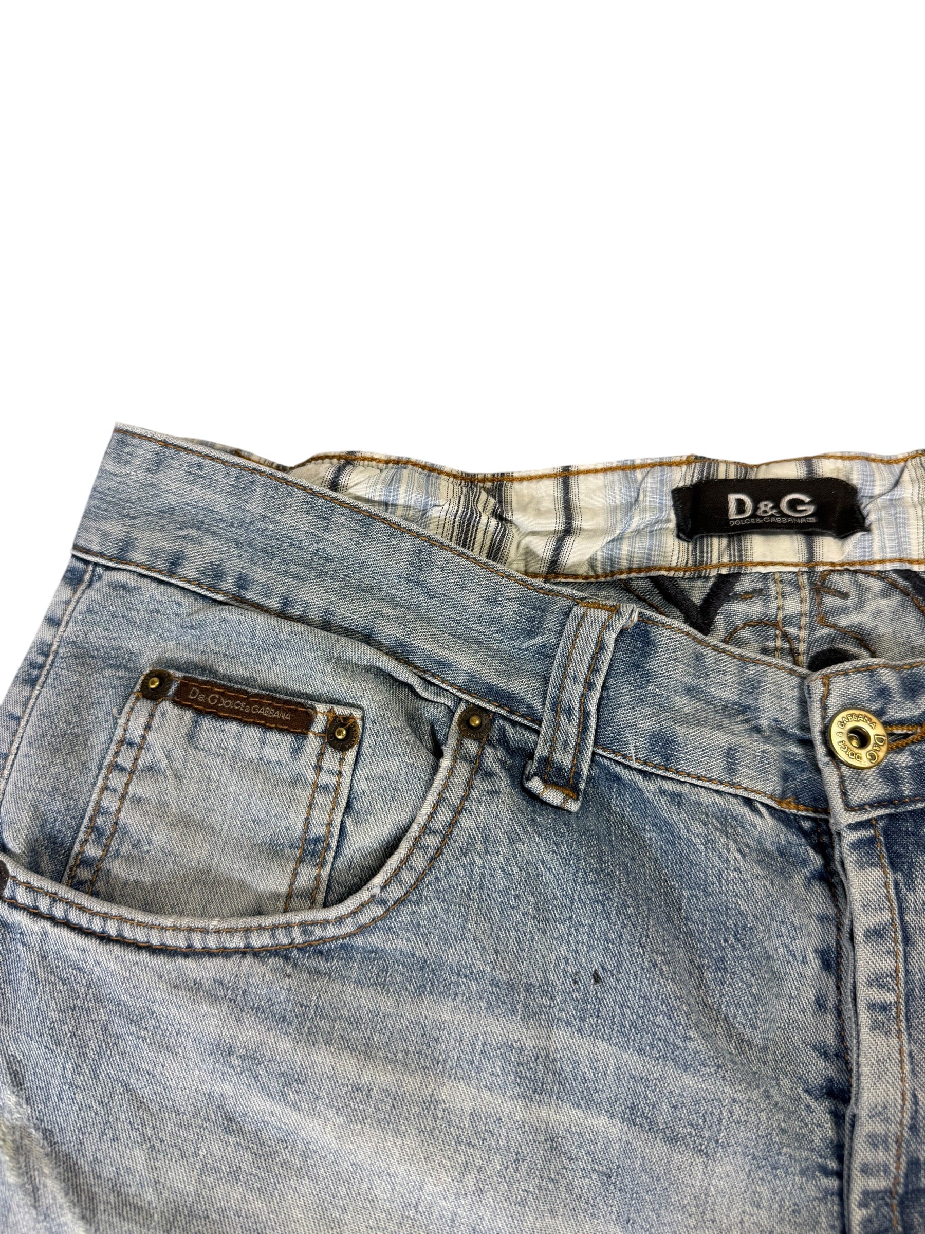 Dolce&Gabbana Big Printed Bootcut Jeans W32/L34