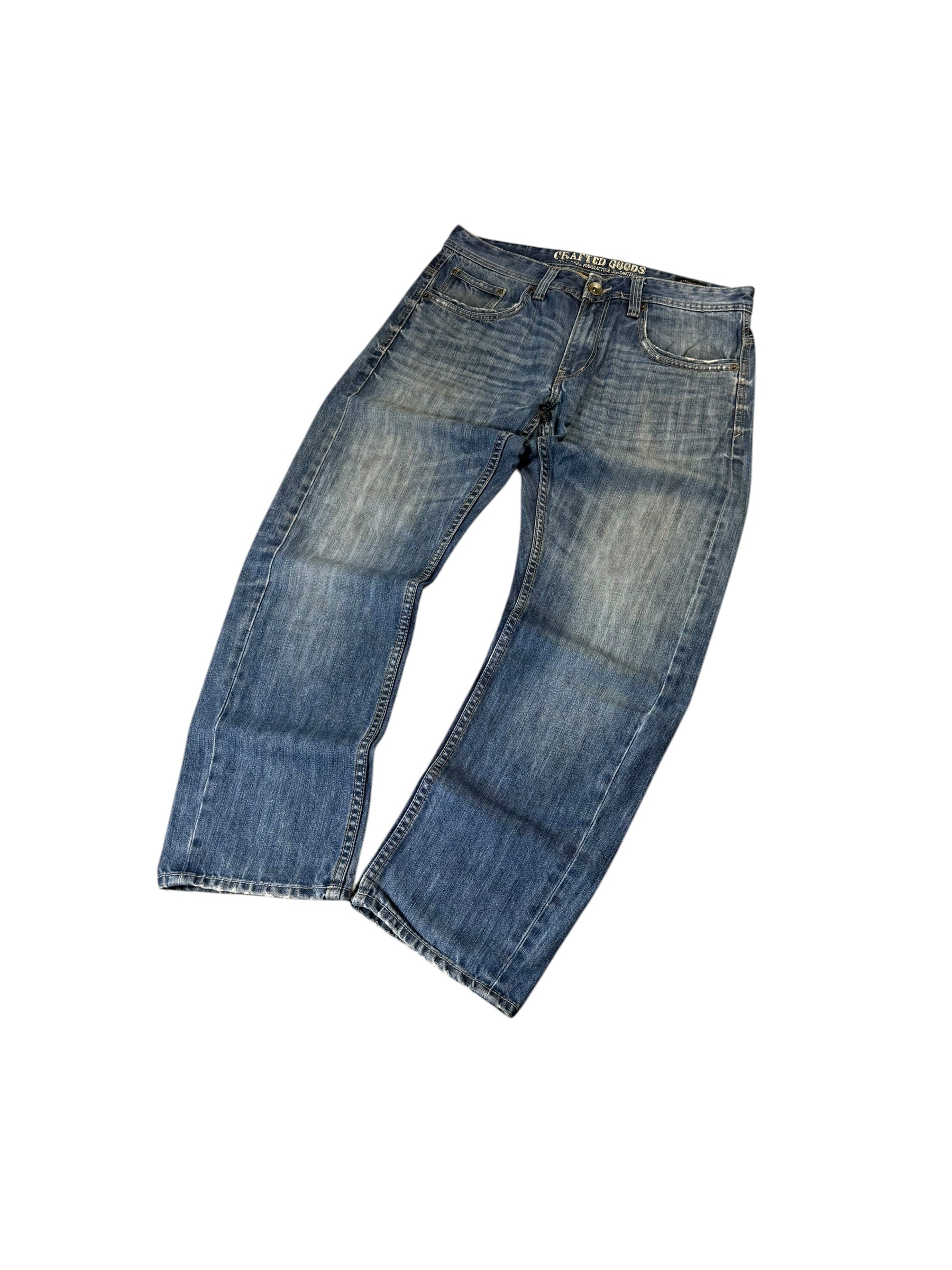 Vintage Straight Washed Jeans W34/L28