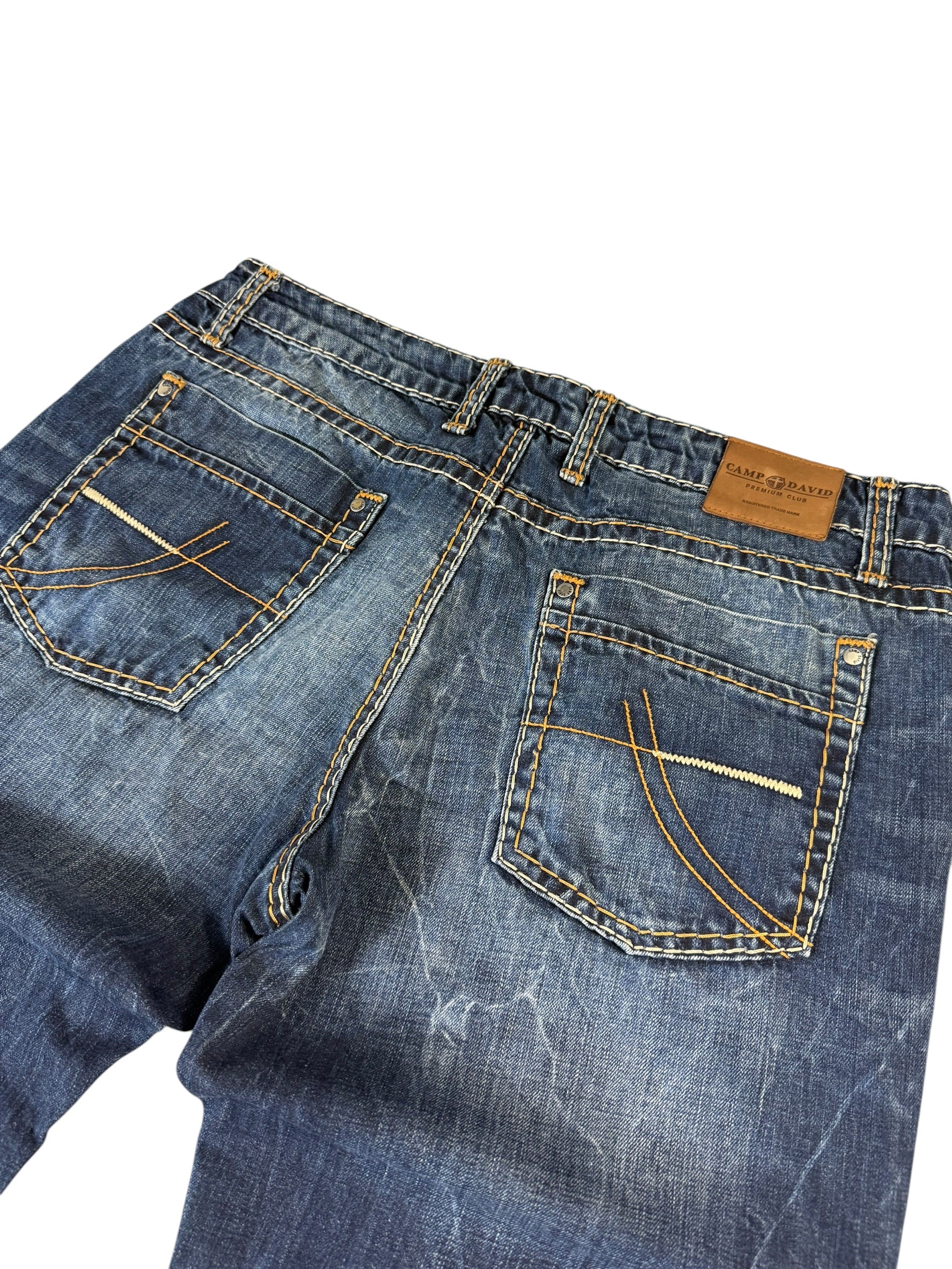 Camp David Washed Bootcut Jeans W38/L34