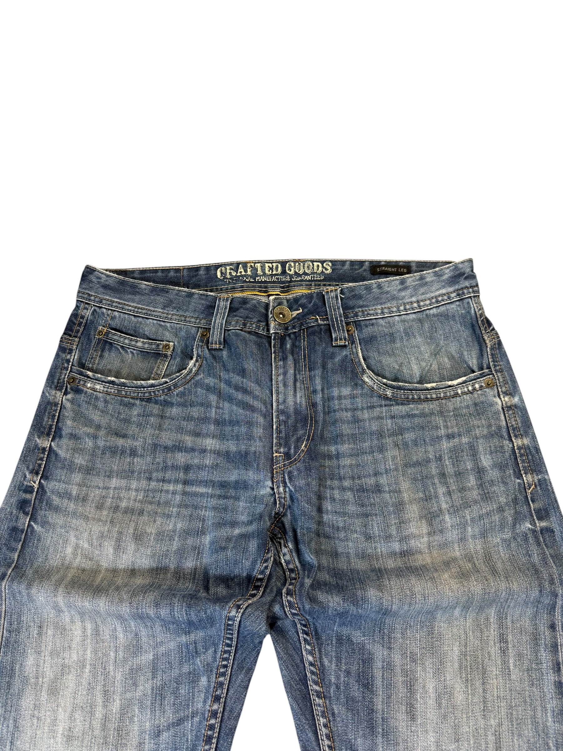 Vintage Straight Washed Jeans W34/L28