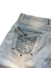 Armani Printed Washed Bootcut Jeans W34/L34
