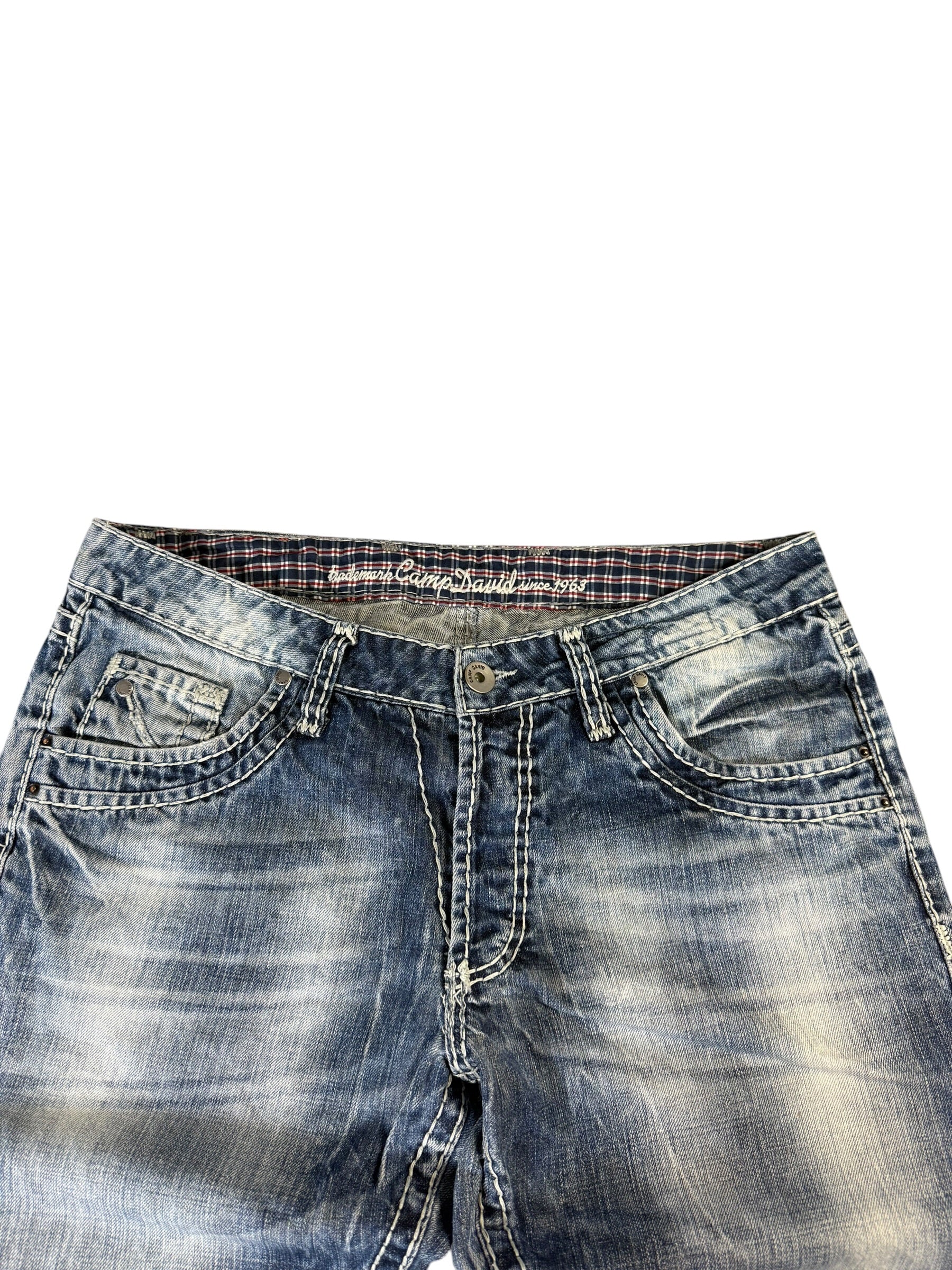 Camp David Bootcut Washed Jeans W35/L34