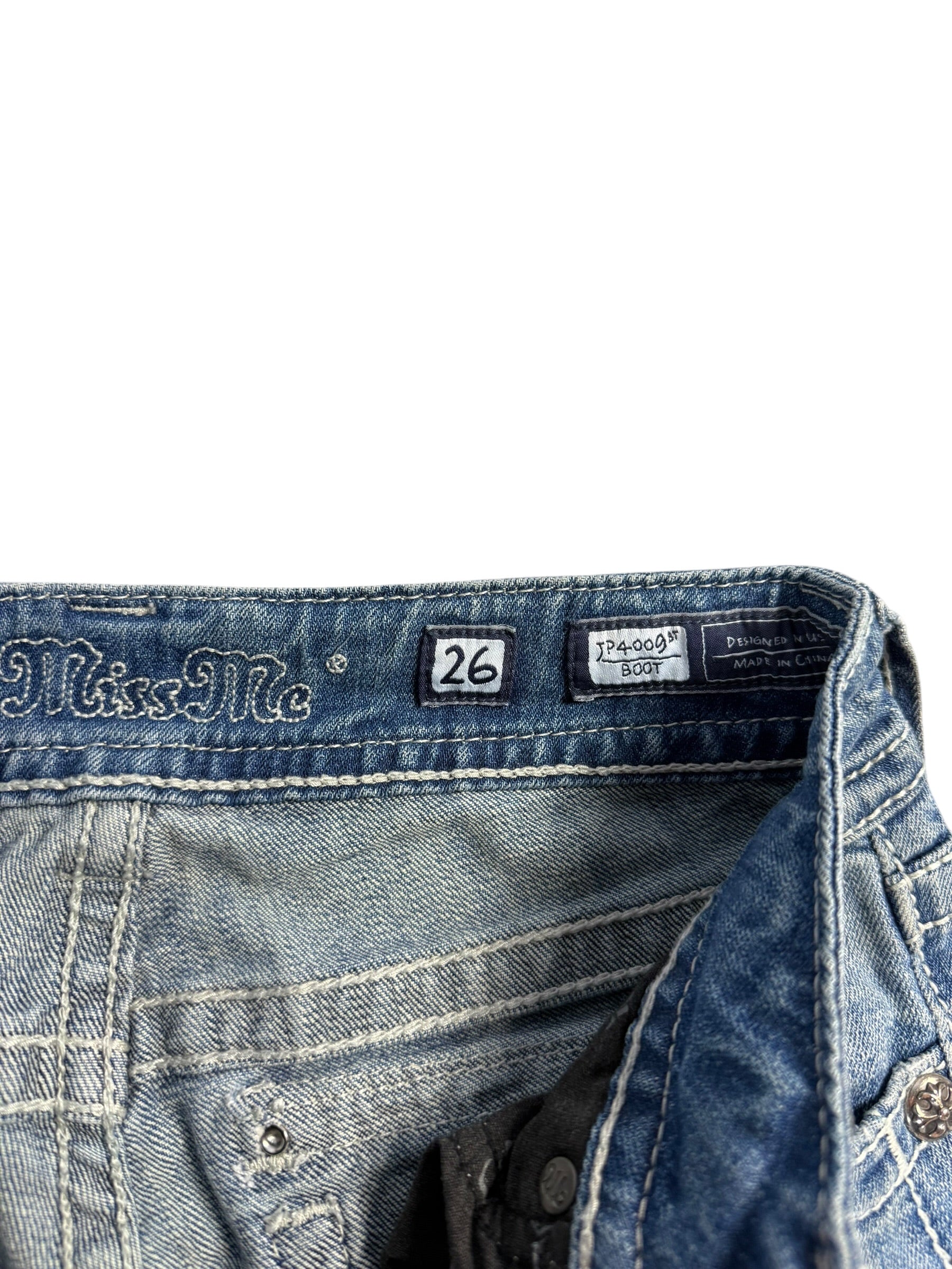Miss Me Ripped Flared Jeans W26/L32