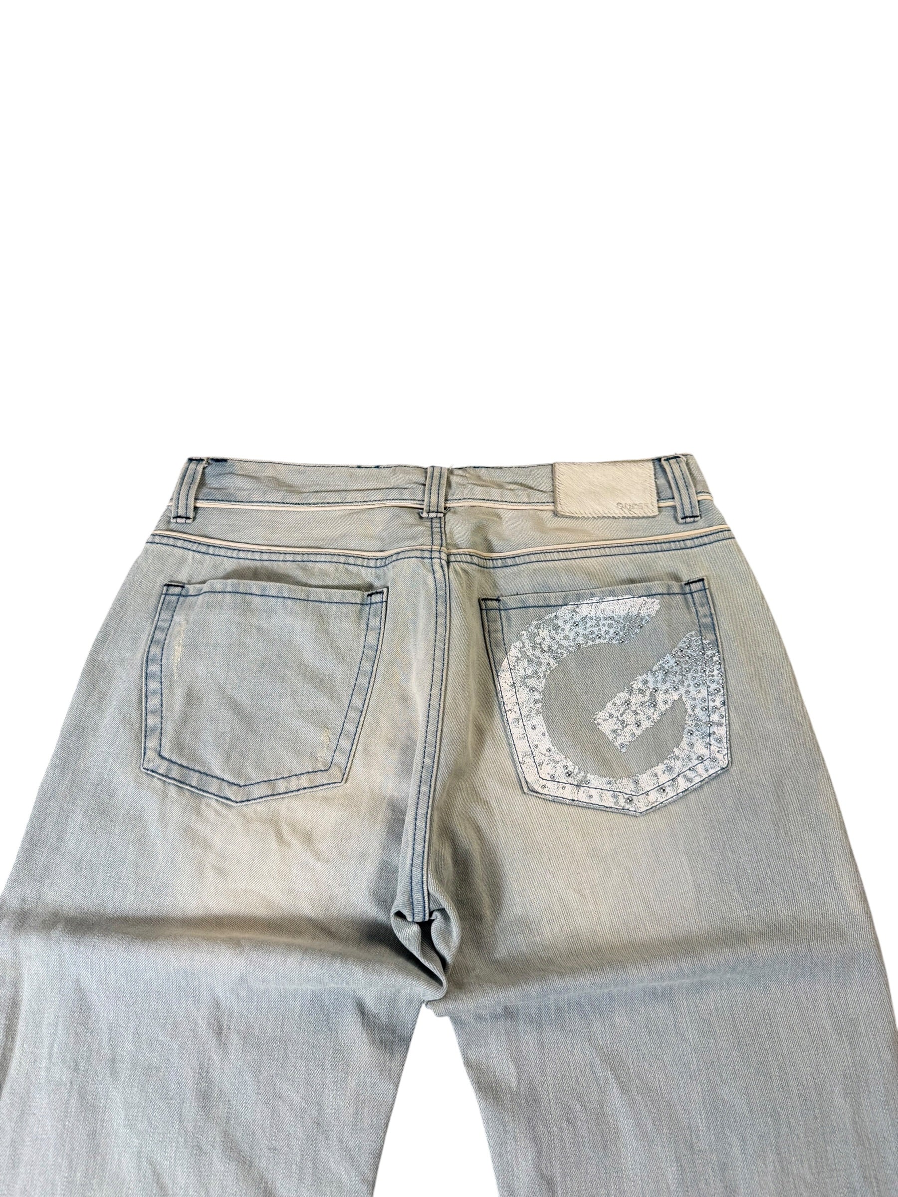 Guess back printed Bootcut Jeans W33/L30