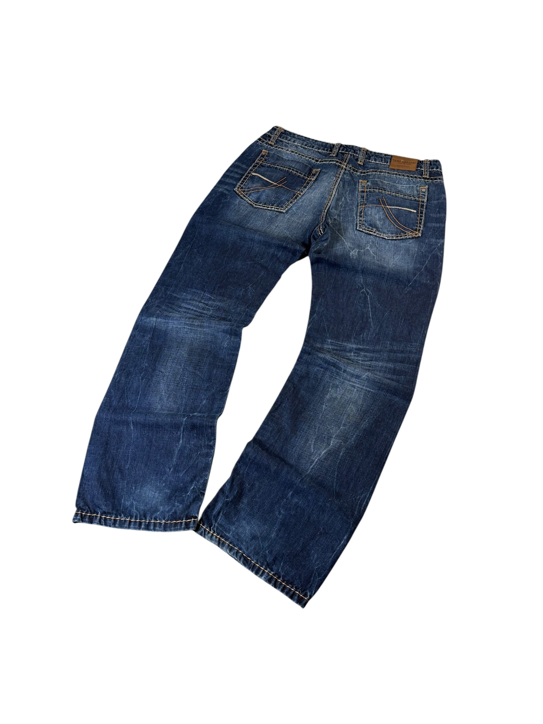 Camp David Washed Bootcut Jeans W38/L34