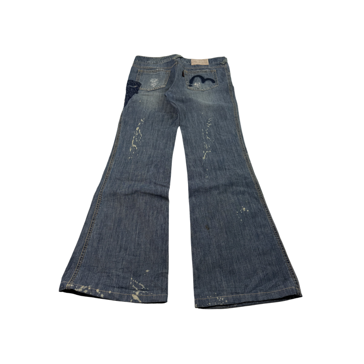 Evisu Vintage Jeans Flared Fit Größe M/L