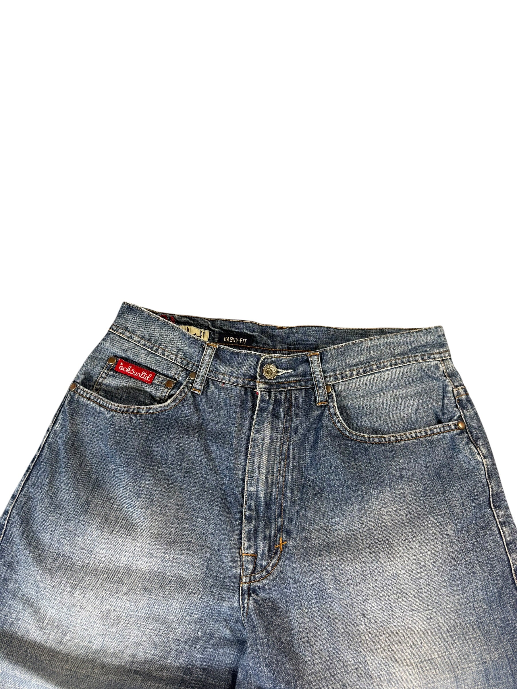 Eckõ UNLTD Big Printed Baggy Jeans W30/L32