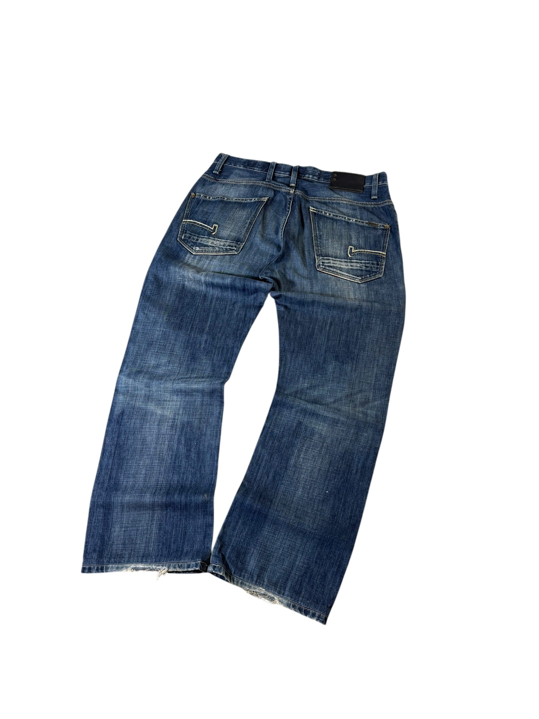 G-Star Printed Bootcut washed Jeans W36/L30