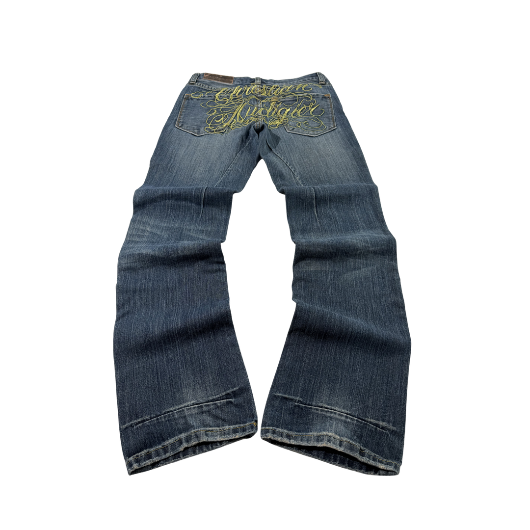 Christian Audiger Vintage Jeans Flared Fit Größe S/M
