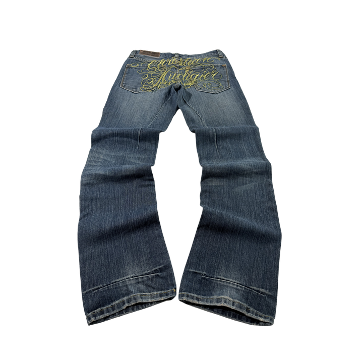 Christian Audiger Vintage Jeans Flared Fit Größe S/M