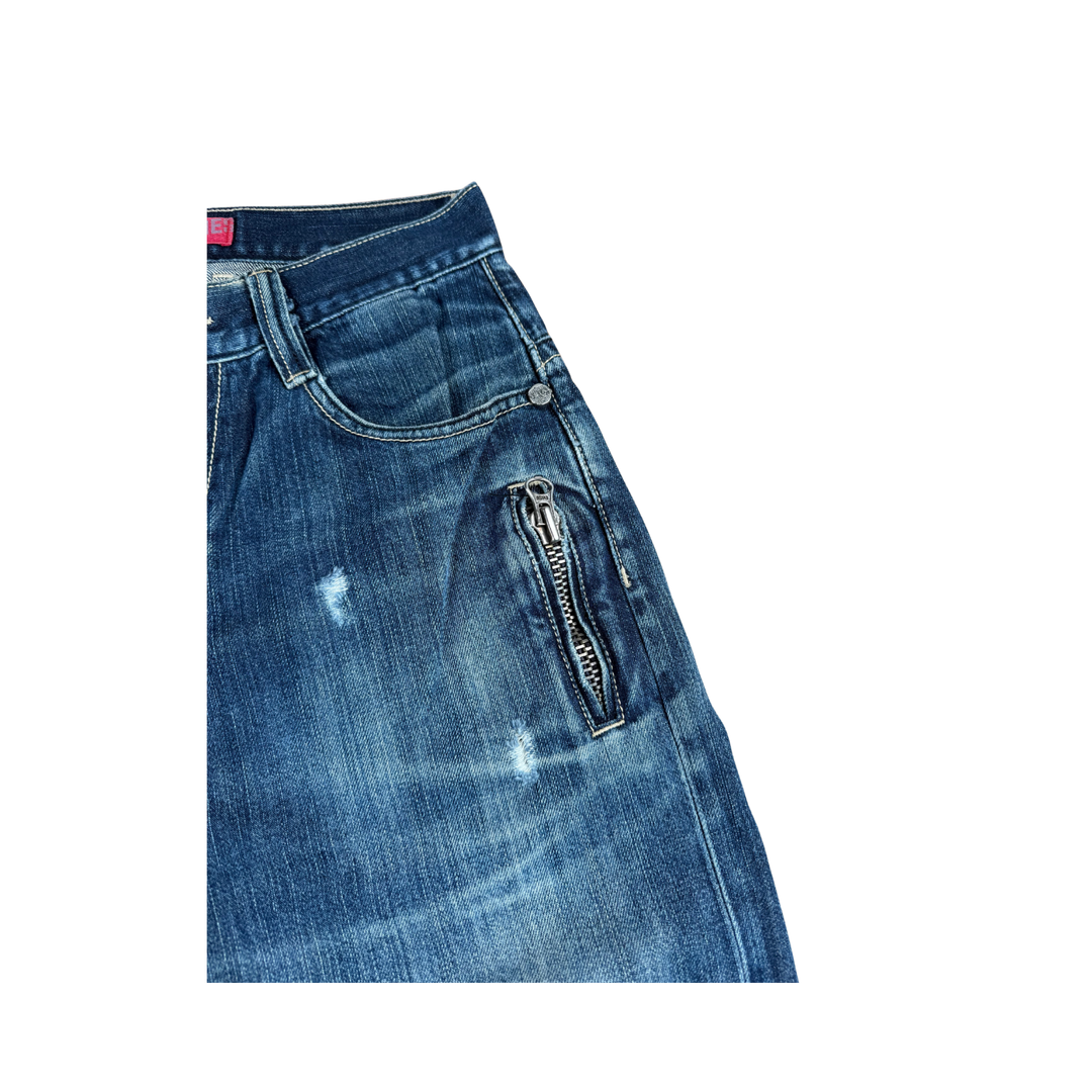 Evisu Vintage Jeans Flared Fit Größe S/M