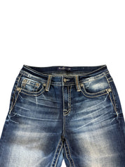 Miss Me Flared Back printed Y2k Jeans W30/L32