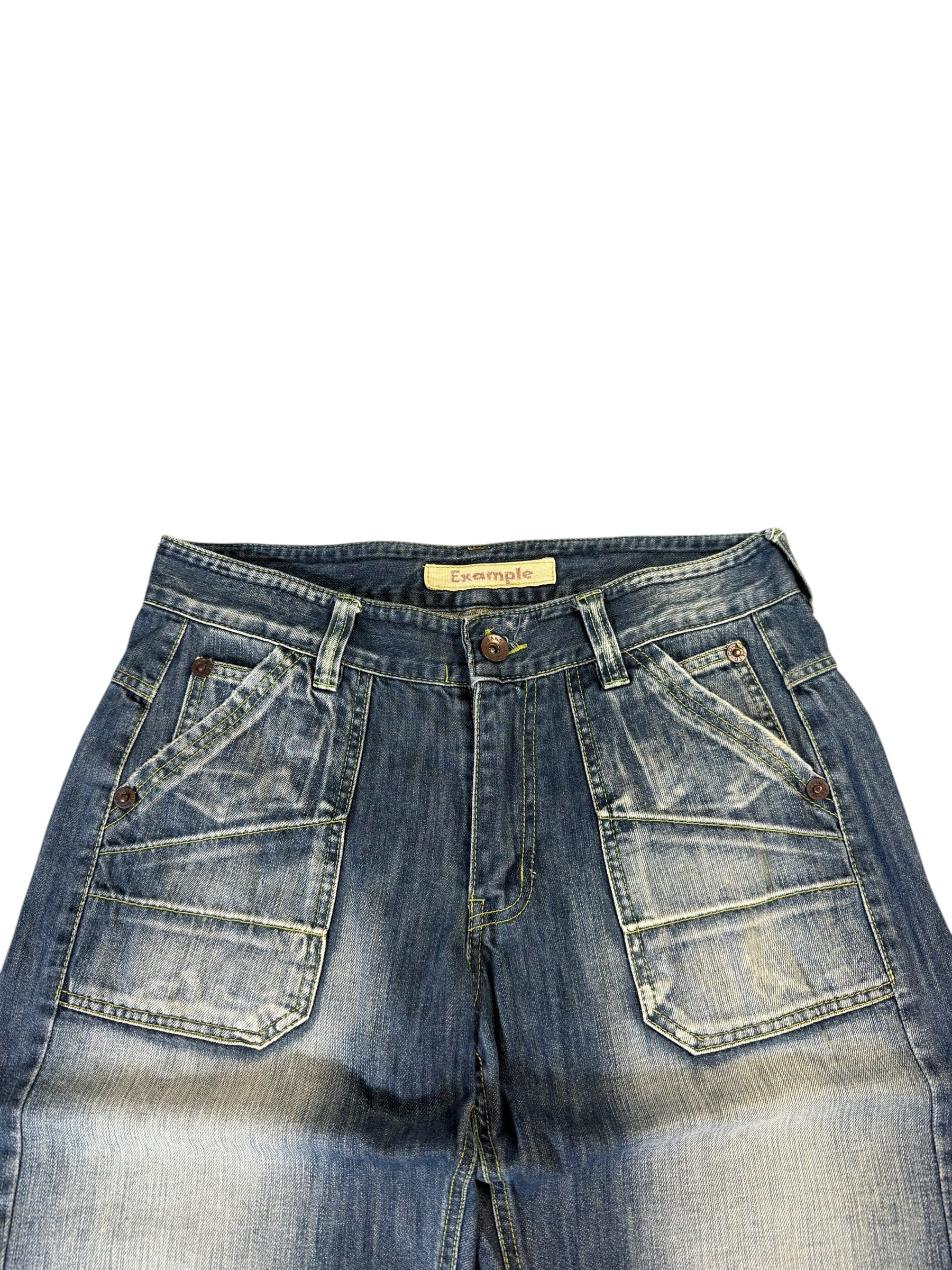 Vintage Washed Japanese Baggy Jeans W34/L32