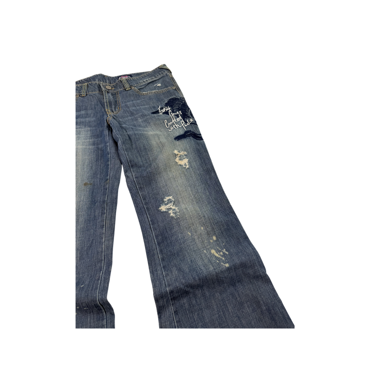 Evisu Vintage Jeans Flared Fit Größe M/L