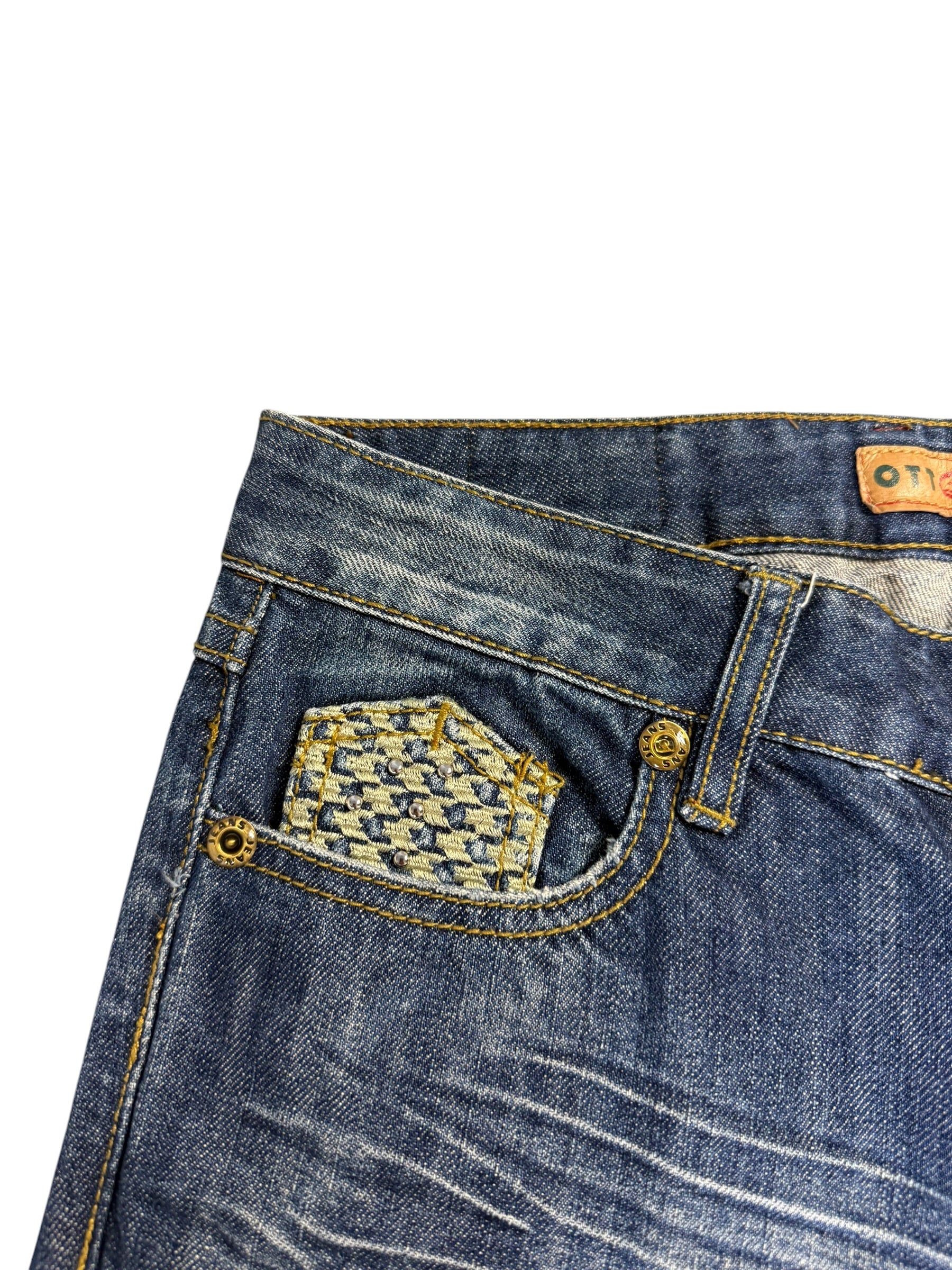 Flared Washed Y2k Jeans W30/L34