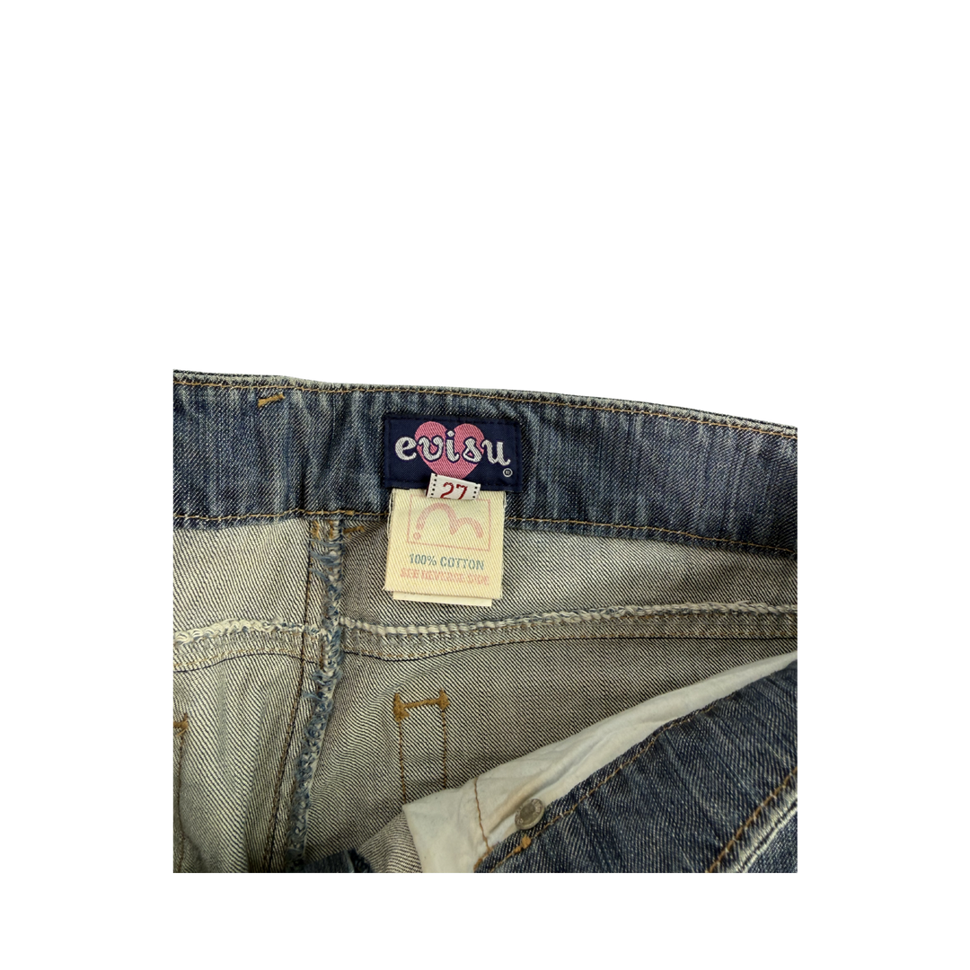 Evisu Vintage Jeans Flared Fit Größe M/L