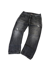 True Religion Washed Ripped Straight Jeans W34/L28