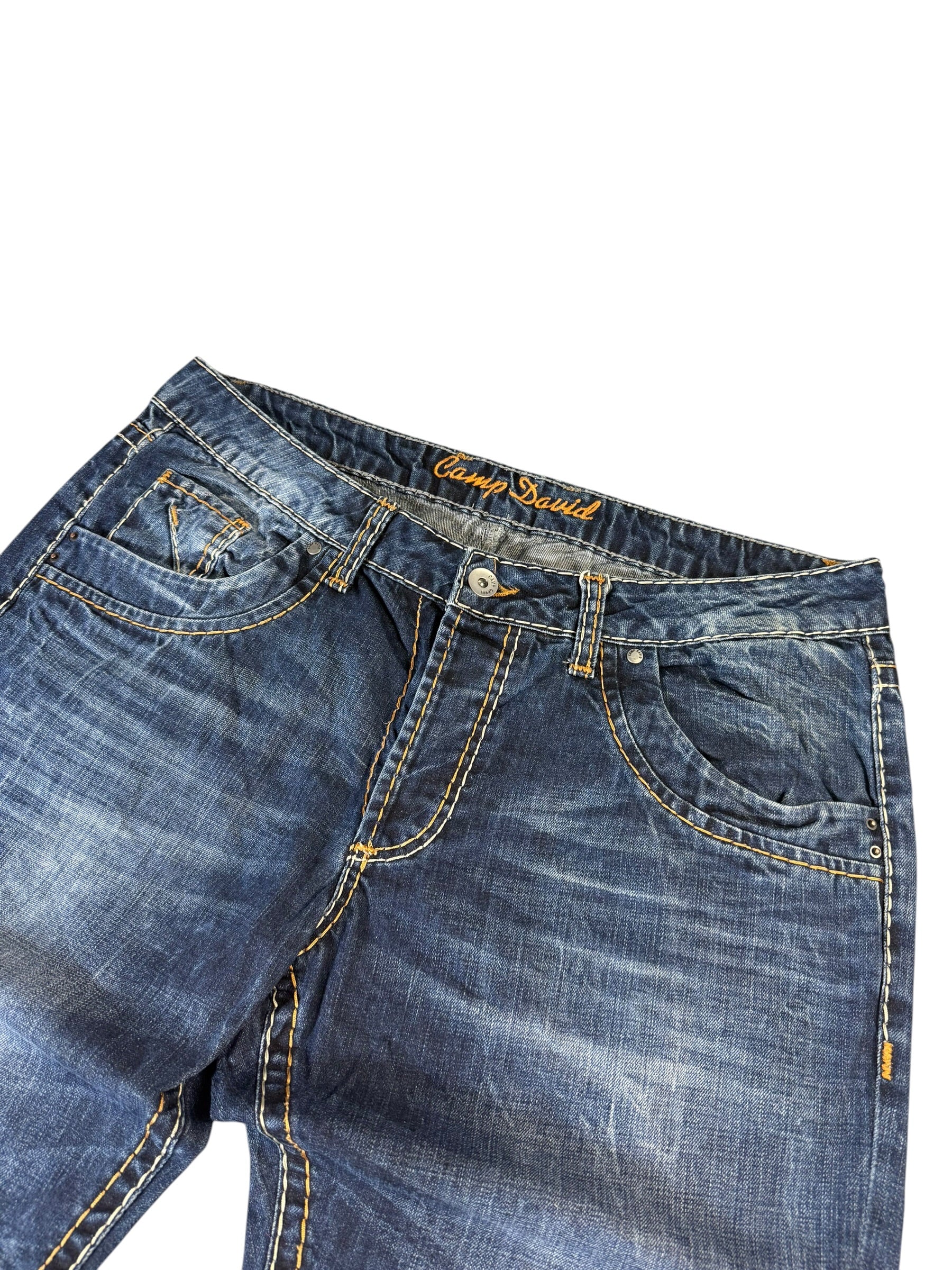 Camp David Washed Bootcut Jeans W38/L34